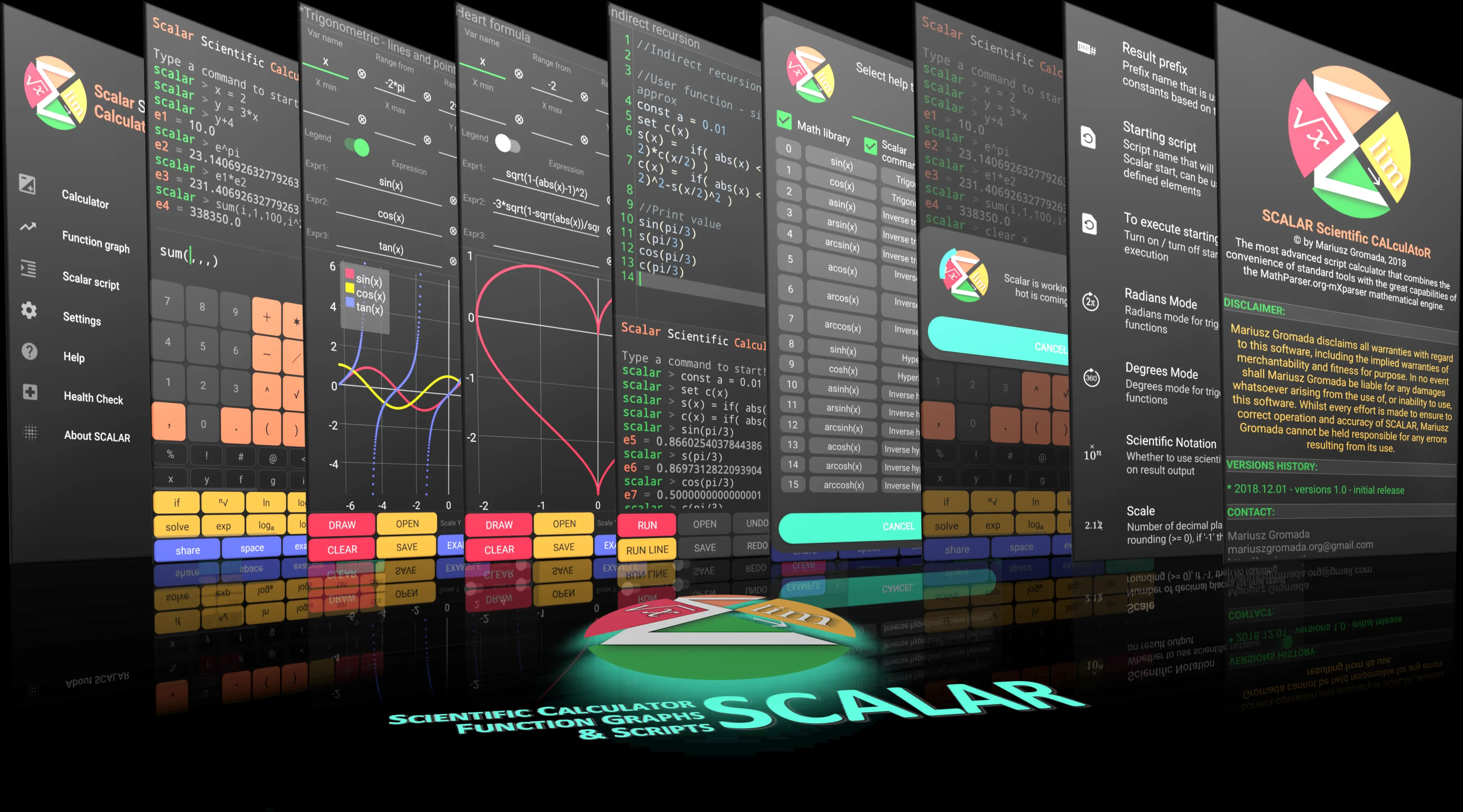 Scientific Calculator Scalar | Indus Appstore | Screenshot