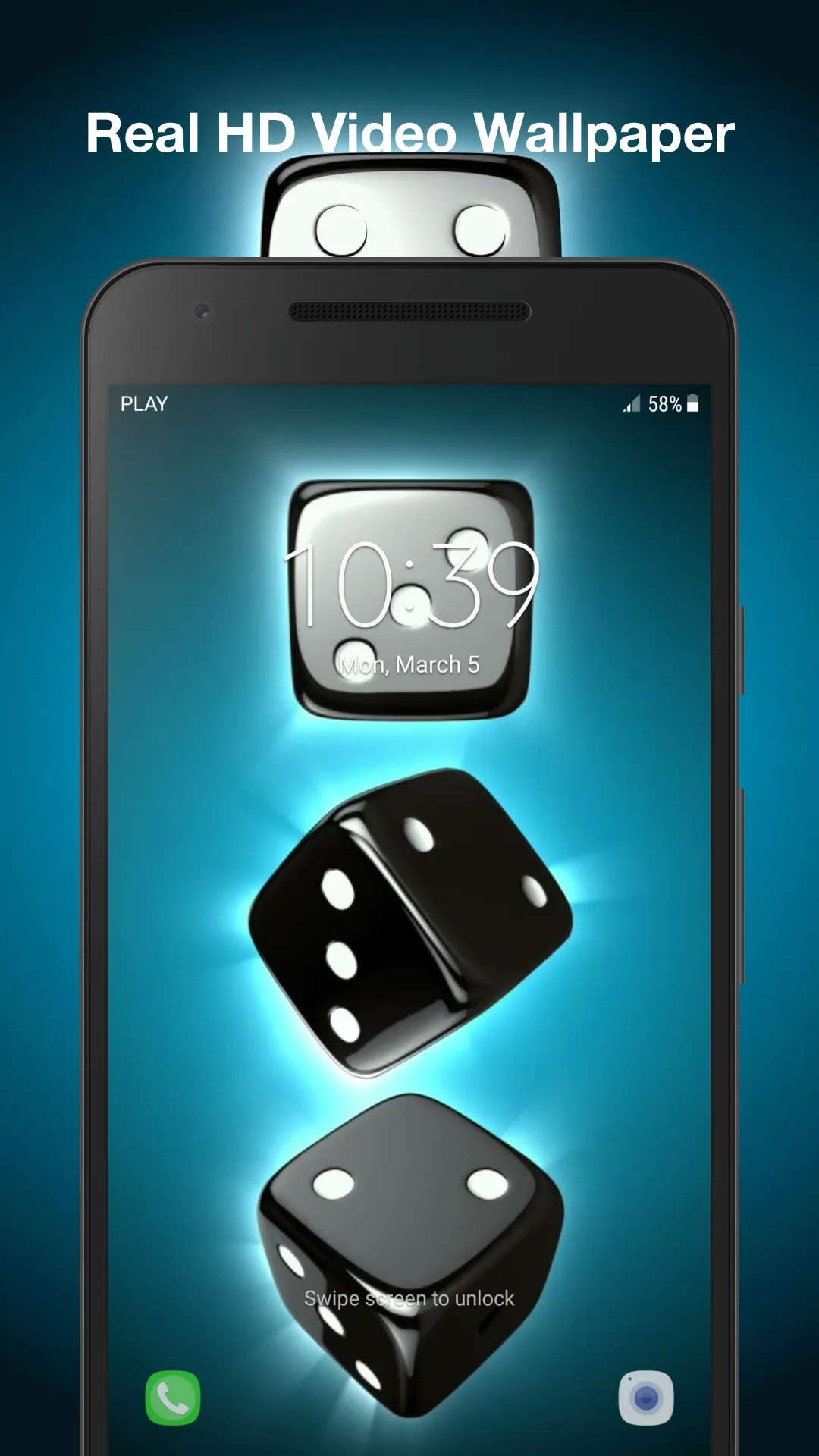 Dice Live Wallpaper | Indus Appstore | Screenshot