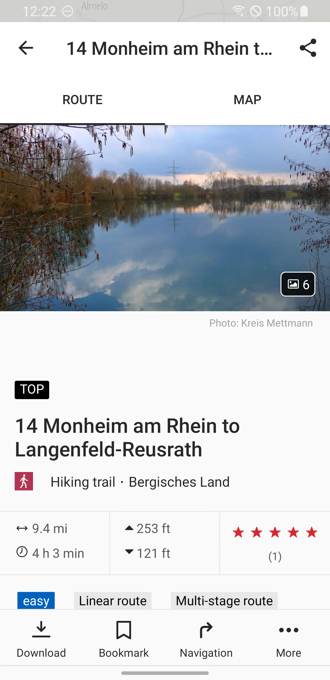 neanderland STEIG Hiking App | Indus Appstore | Screenshot