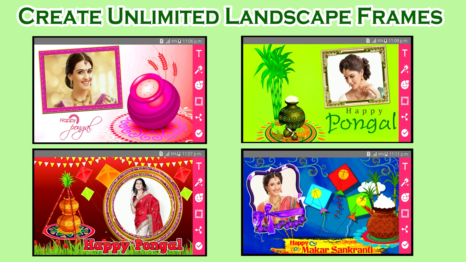 Pongal Photo Frames: Sankranti | Indus Appstore | Screenshot