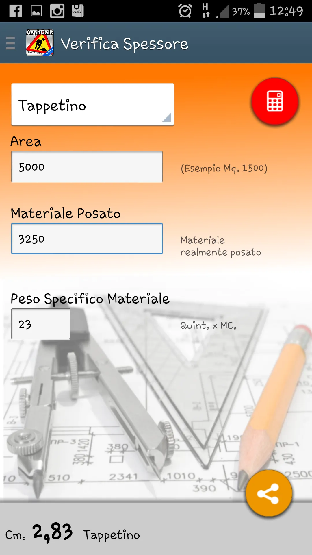 AsphCalcPro | Indus Appstore | Screenshot