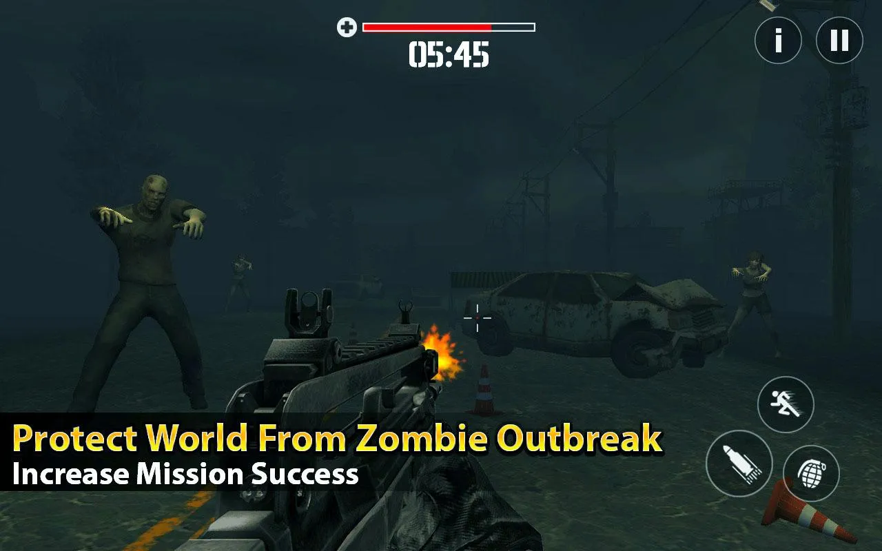 Zombie Survival Gun Shooter 3D | Indus Appstore | Screenshot