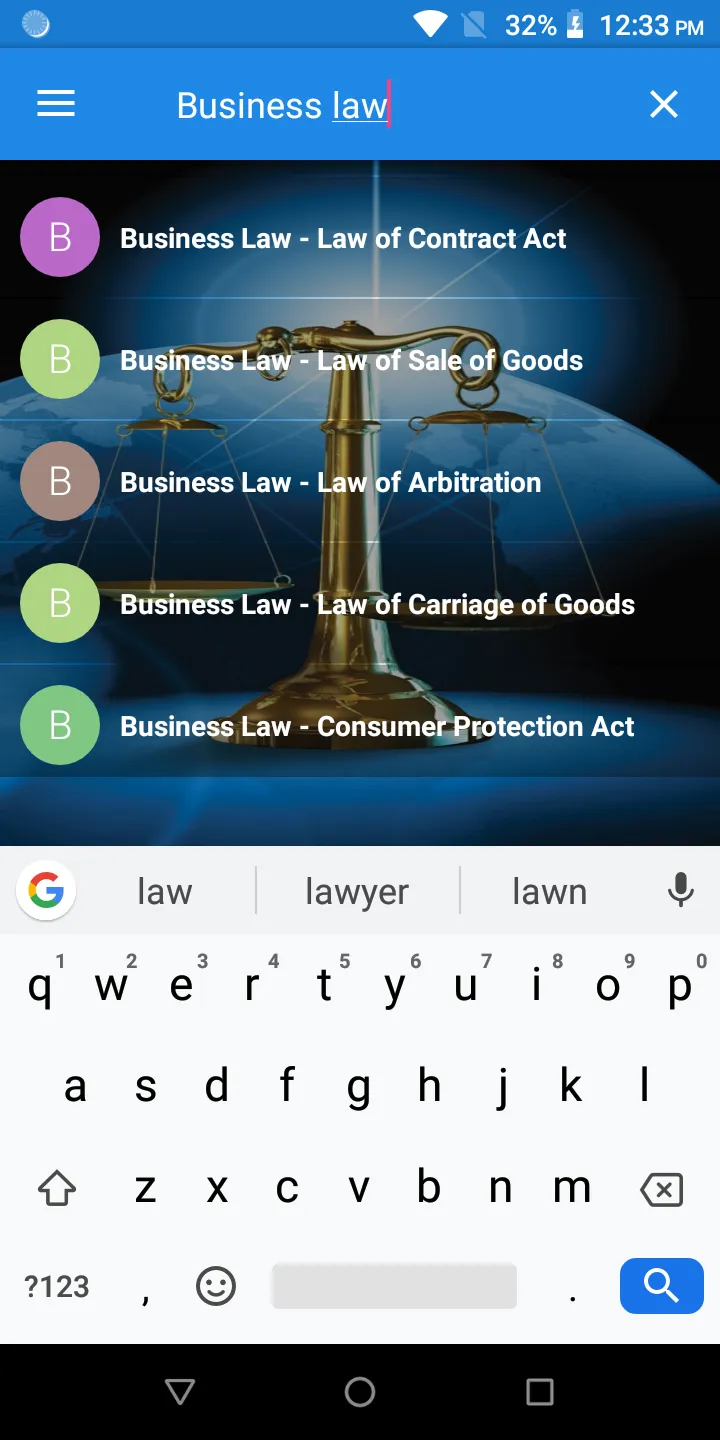 Business Law | Indus Appstore | Screenshot