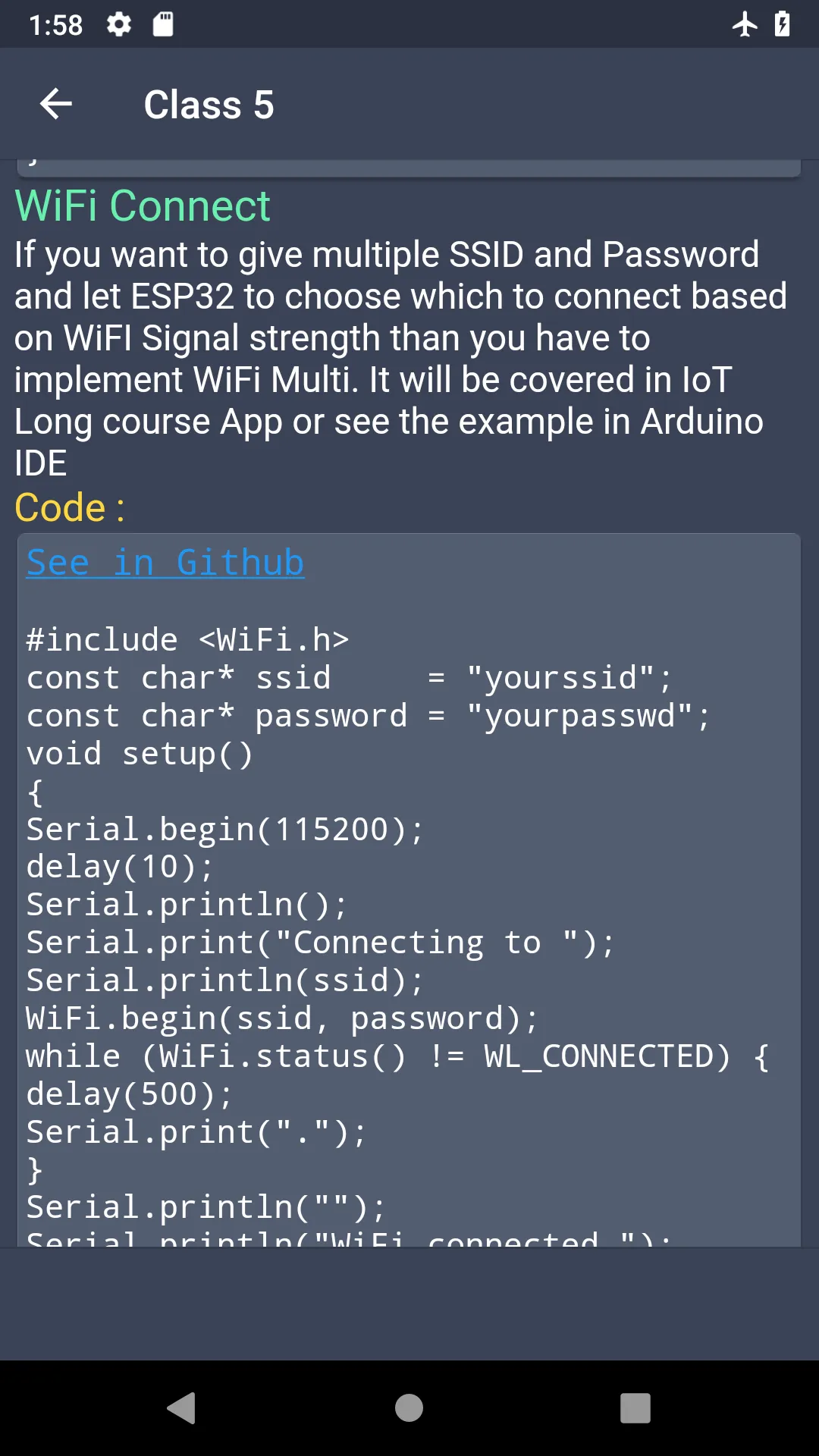 IoT Learning Short Course : ES | Indus Appstore | Screenshot