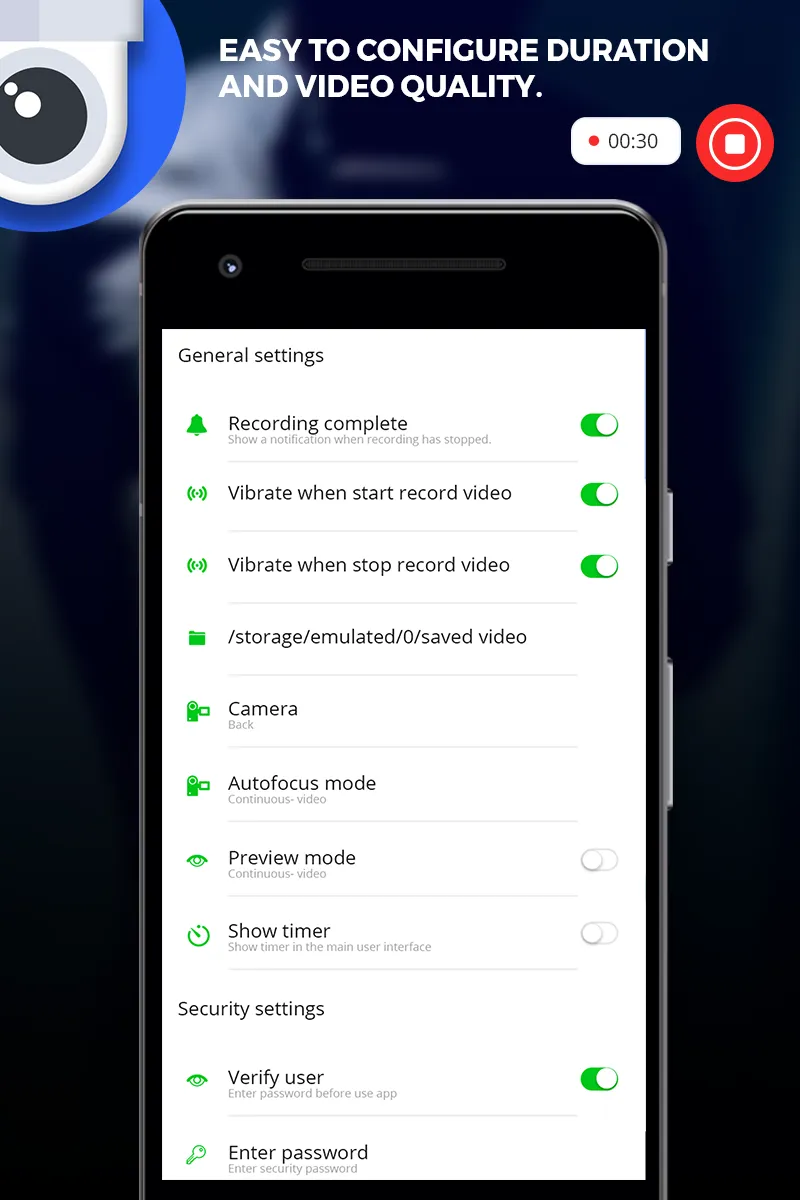 Background Video Recorder | Indus Appstore | Screenshot