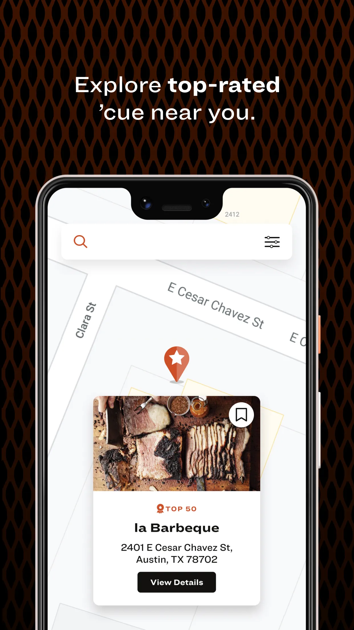 Texas Monthly BBQ Finder | Indus Appstore | Screenshot