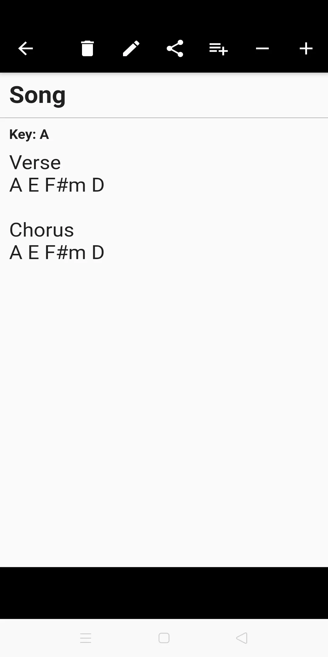 Kordz: Chord Transposer | Indus Appstore | Screenshot