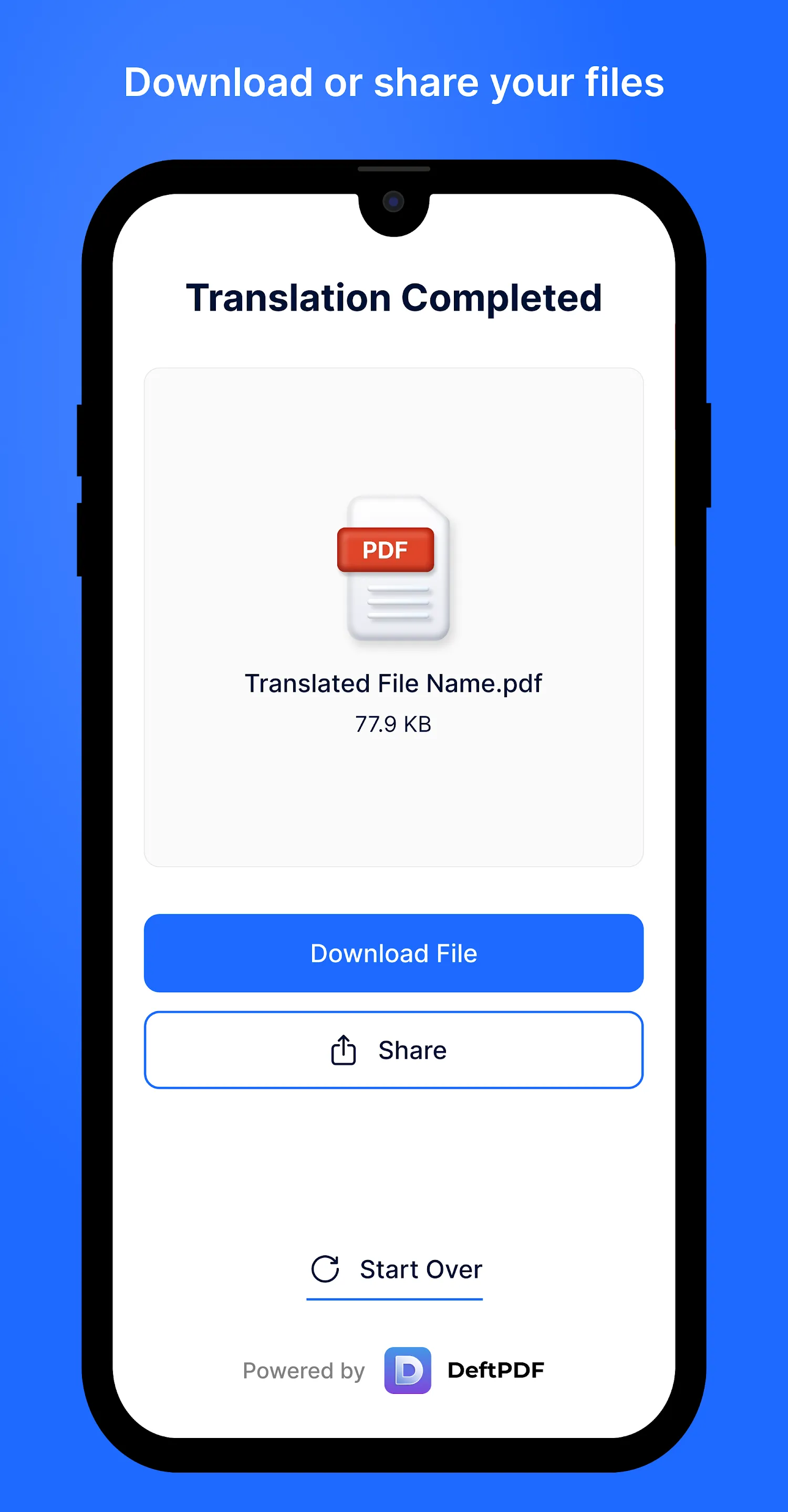 DeftPDF Document Translator | Indus Appstore | Screenshot