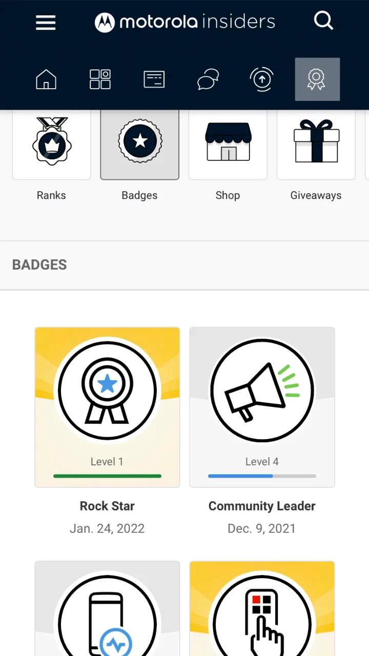 Motorola Insiders | Indus Appstore | Screenshot