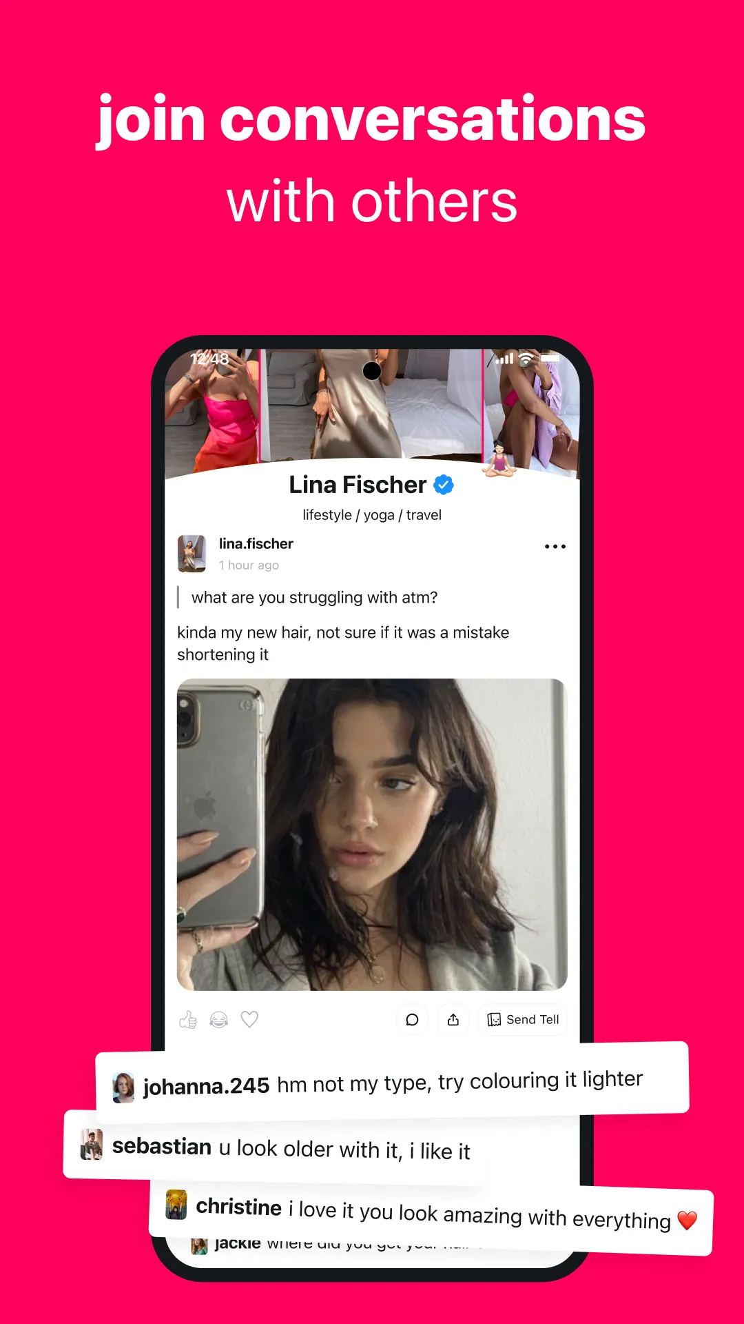 Tellonym: anonymous questions | Indus Appstore | Screenshot