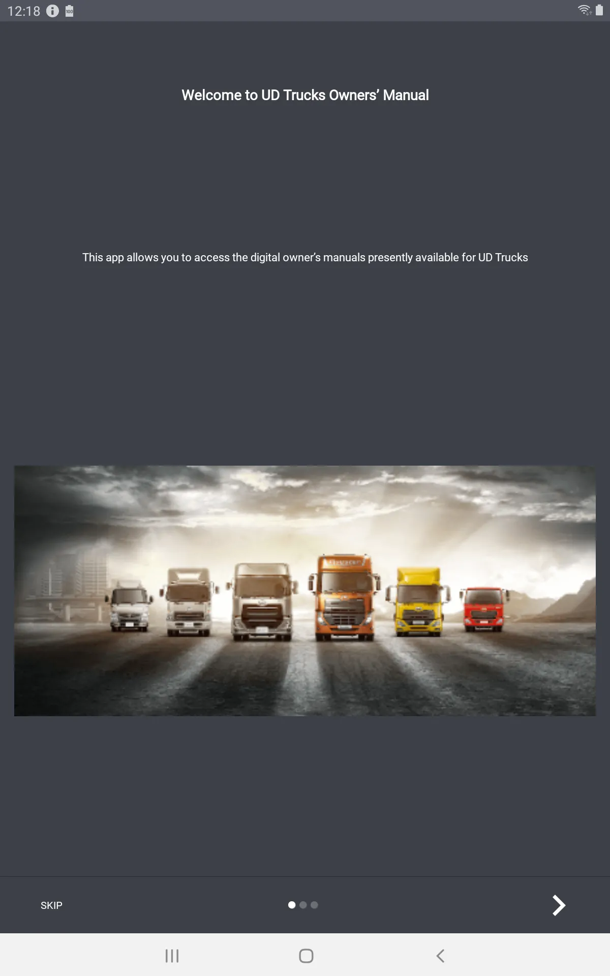 UD Trucks Owner’s Manual | Indus Appstore | Screenshot