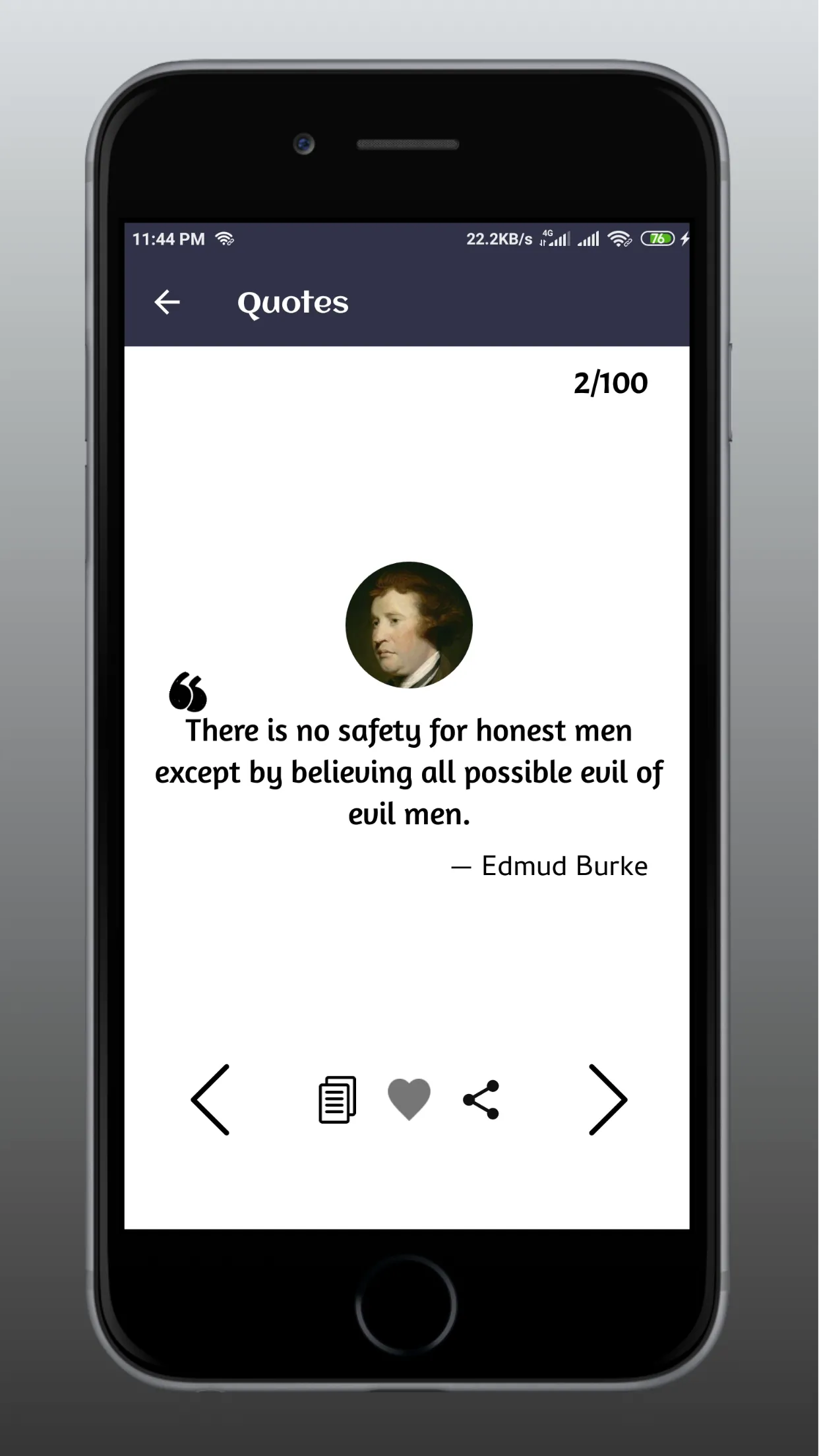 Offline Quotes By Famous Peopl | Indus Appstore | Screenshot