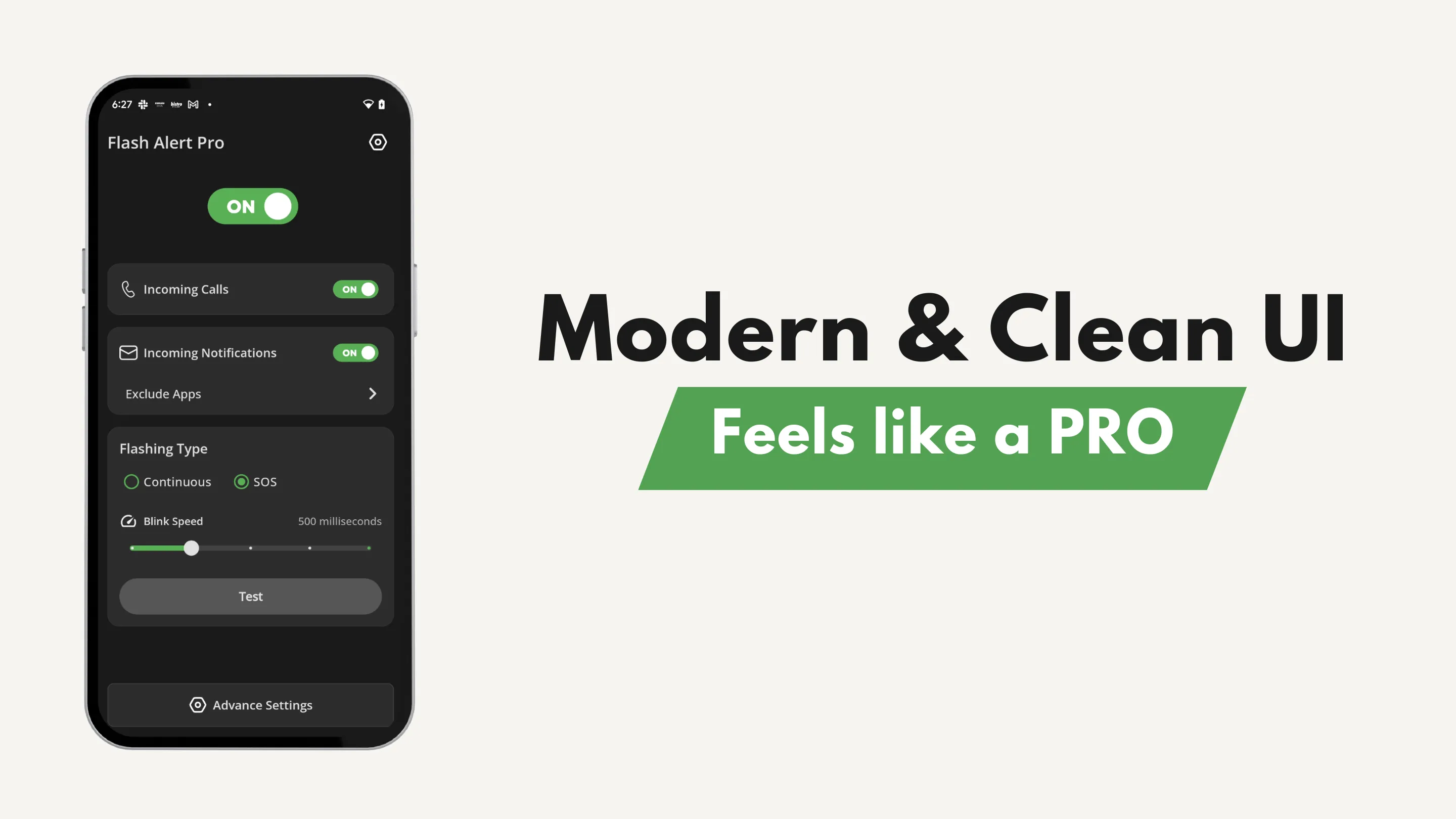 Flash Alert Pro - Calls & Sms | Indus Appstore | Screenshot