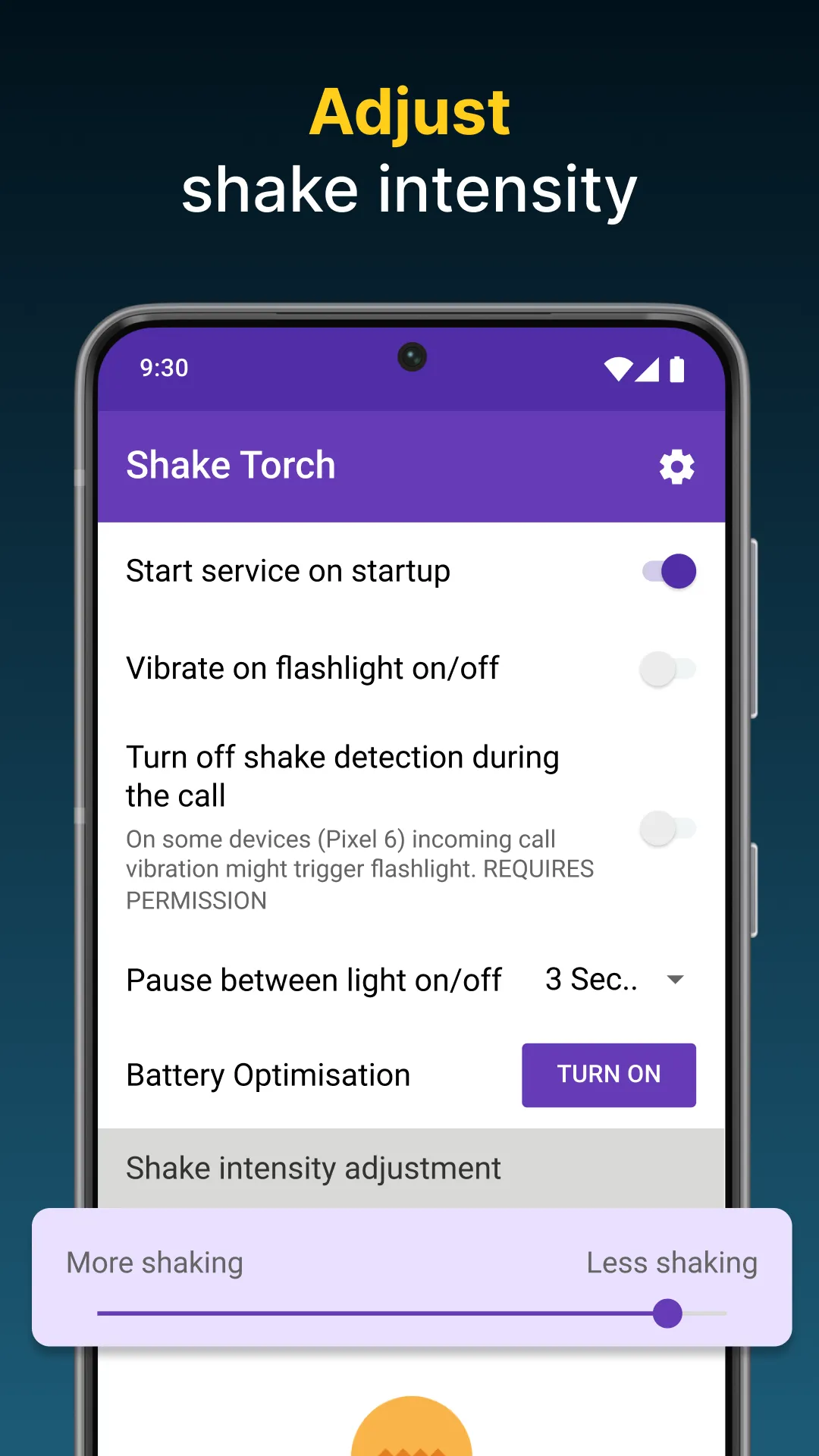 Shake Flashlight - Fast Torch | Indus Appstore | Screenshot