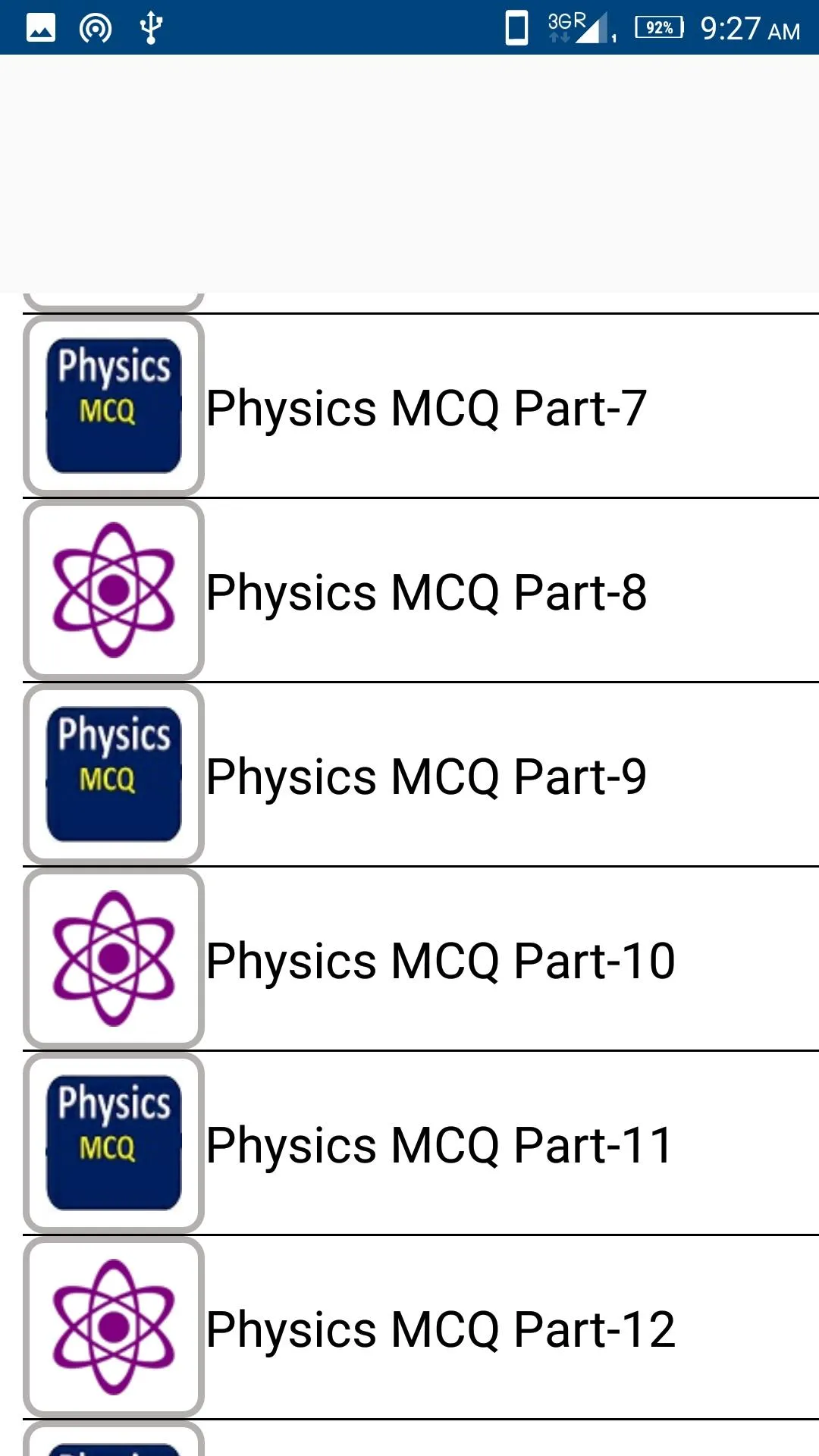 General Science Physics Test | Indus Appstore | Screenshot