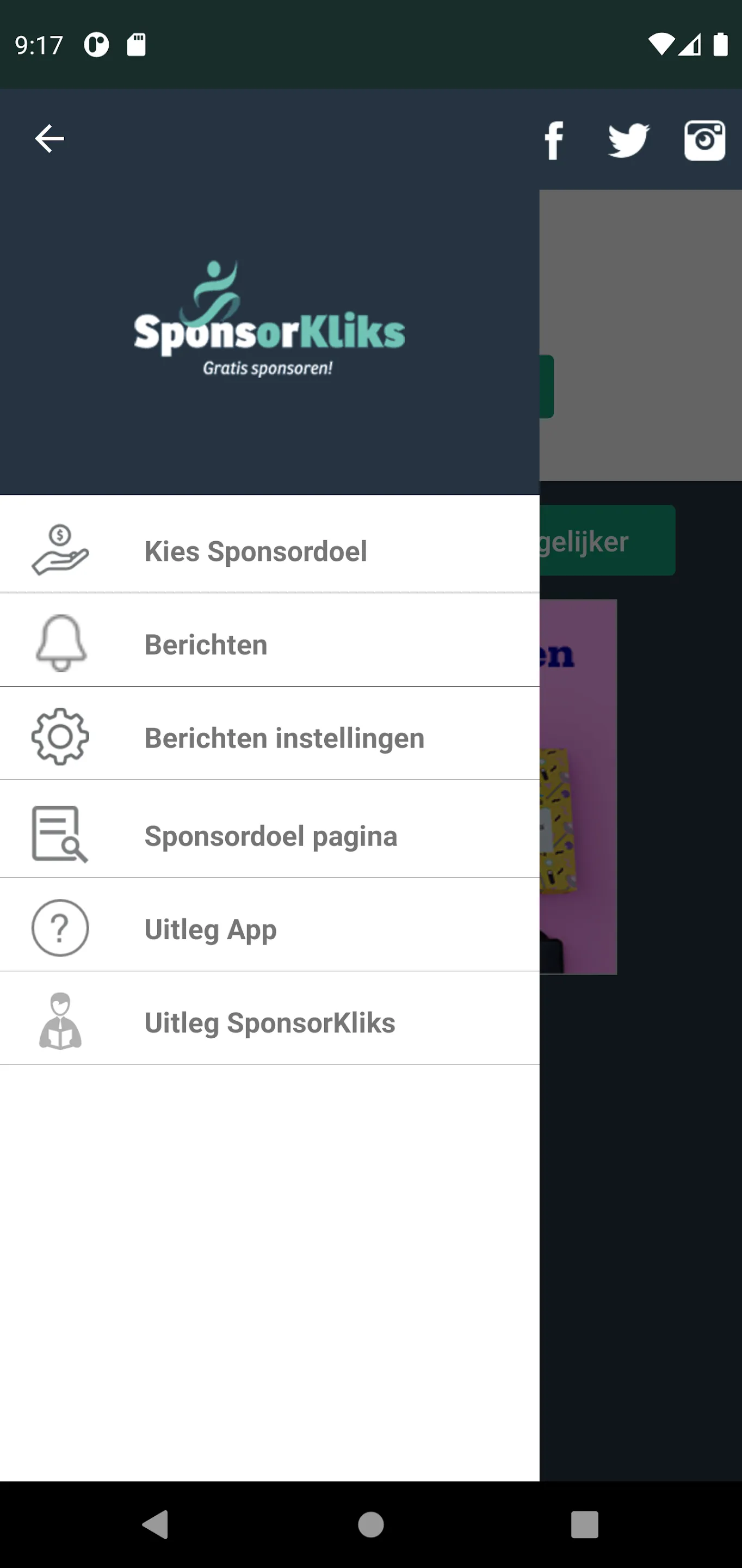 SponsorKliks/Gratis Sponsoren | Indus Appstore | Screenshot