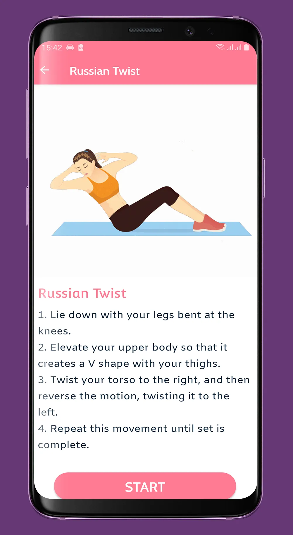 ABS Workout | Indus Appstore | Screenshot