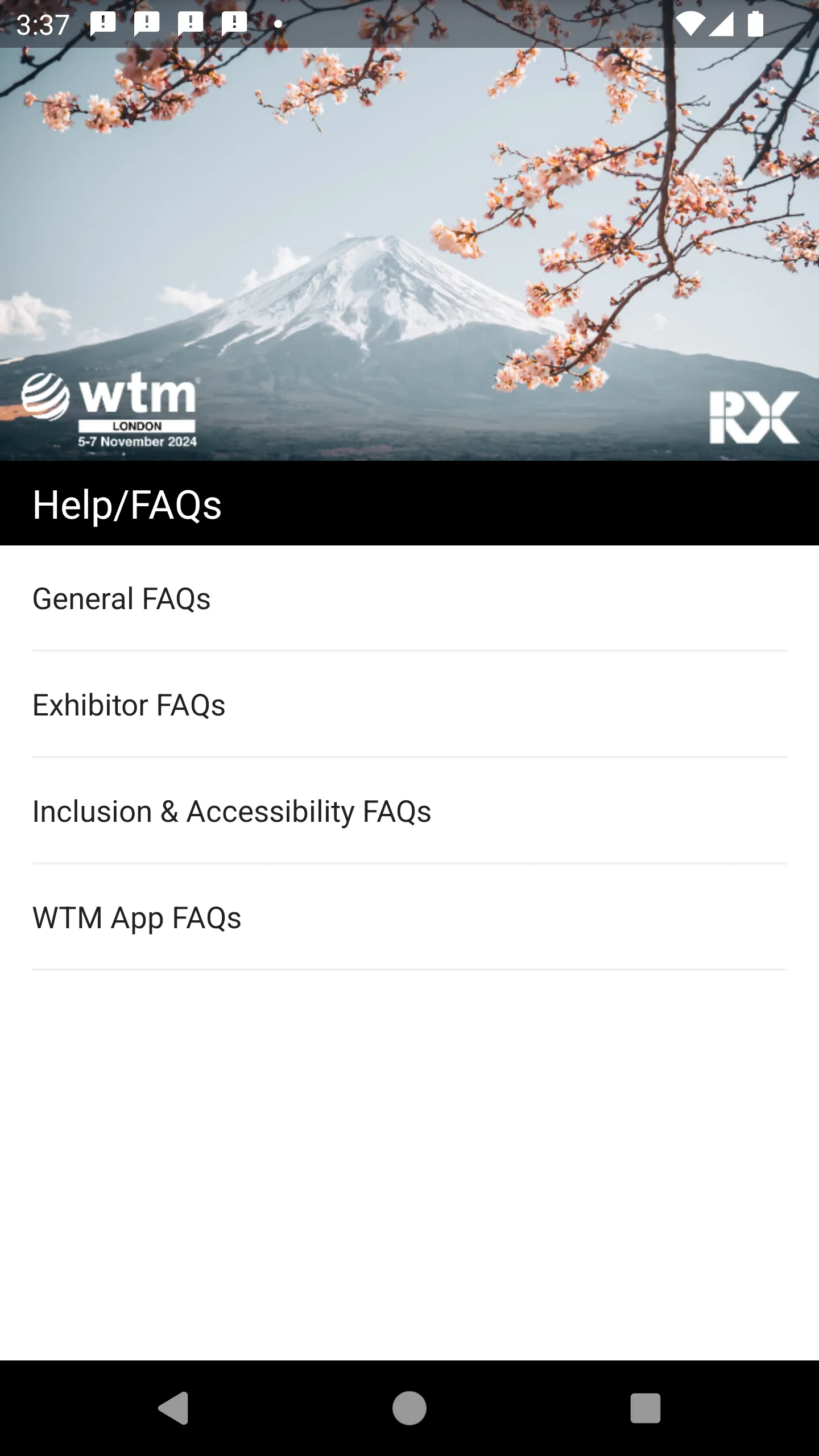 WTM London | Indus Appstore | Screenshot