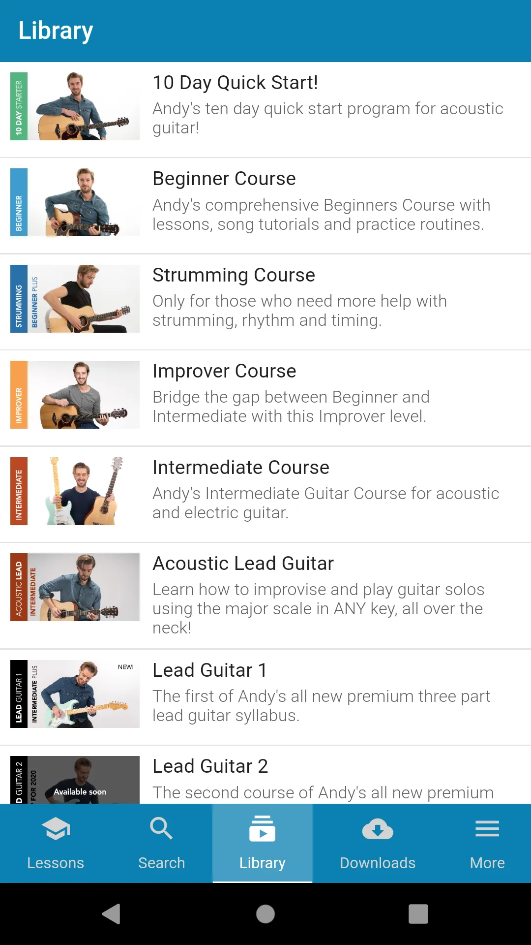 Andy Guitar | Indus Appstore | Screenshot