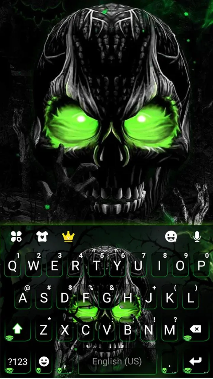 Horror Skull 3D Theme | Indus Appstore | Screenshot