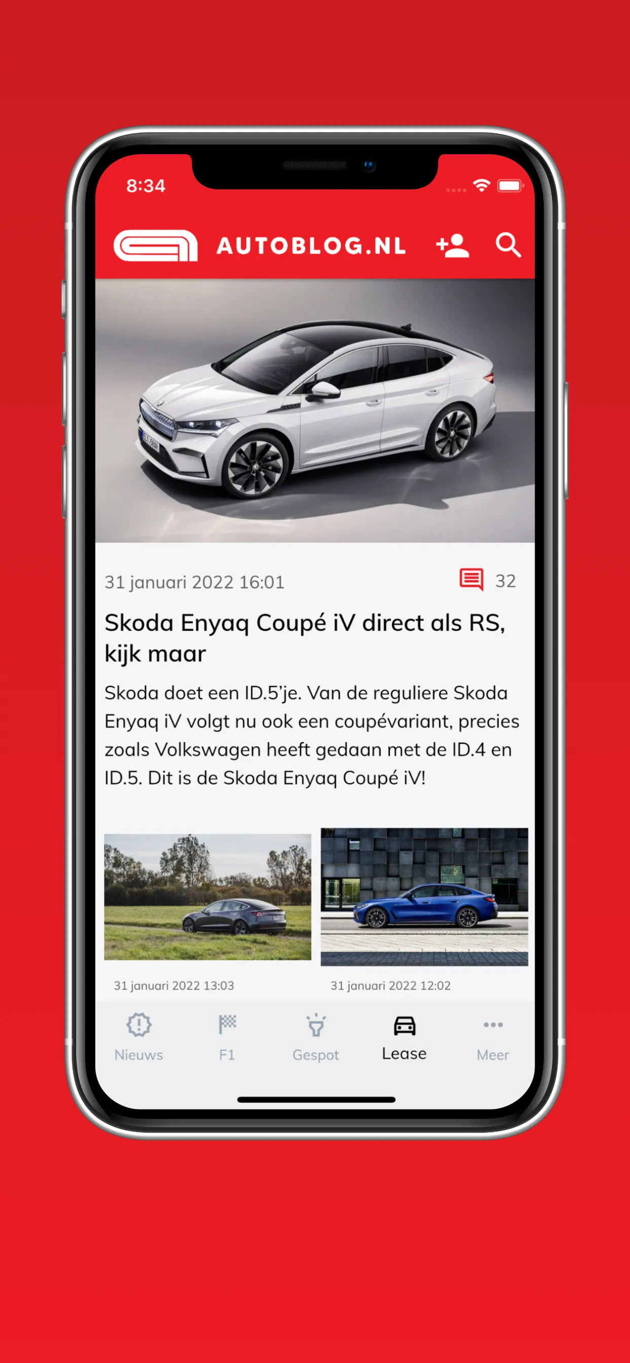 Autoblog.nl | Indus Appstore | Screenshot