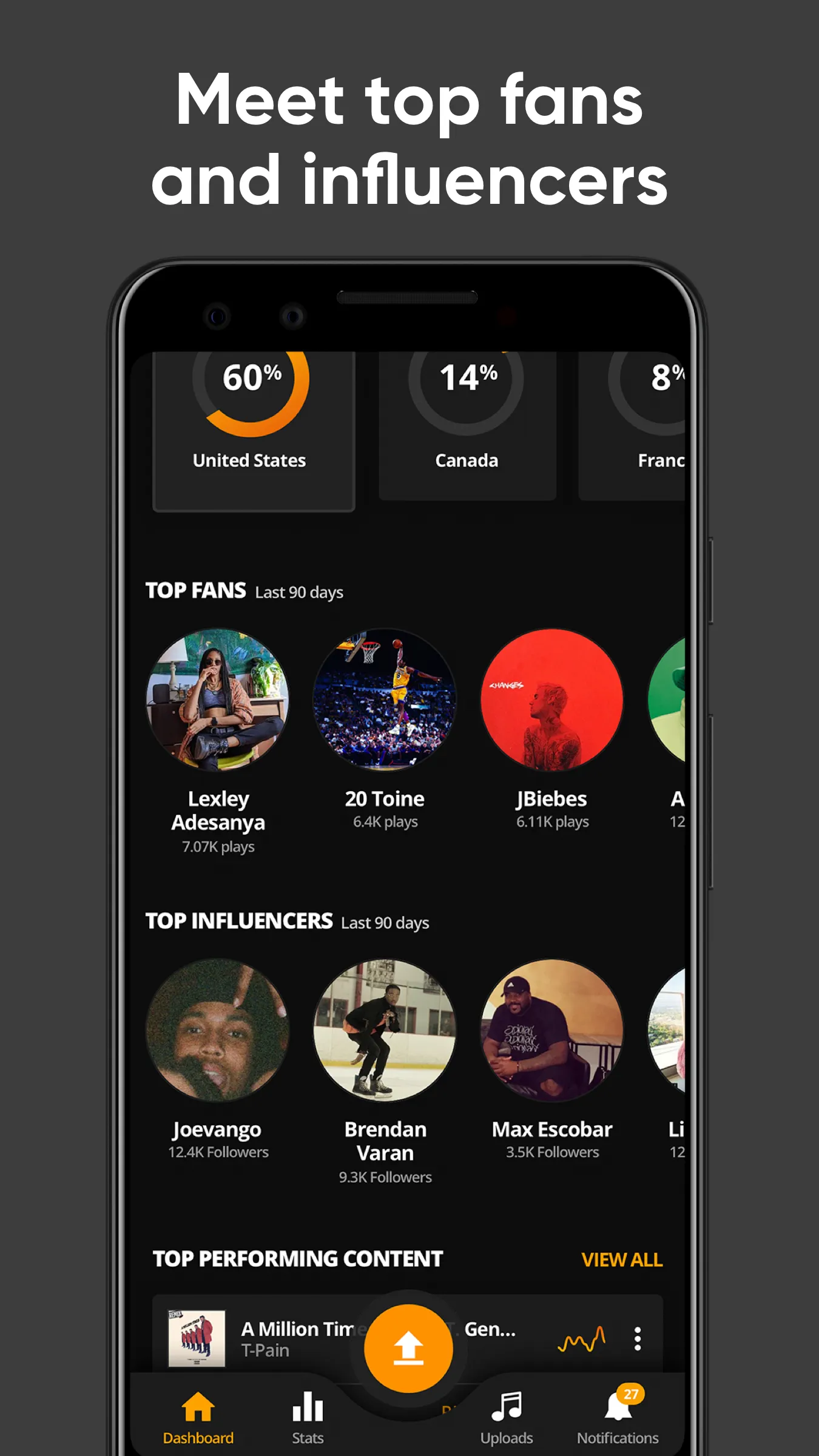 Audiomack Creator-Upload Music | Indus Appstore | Screenshot