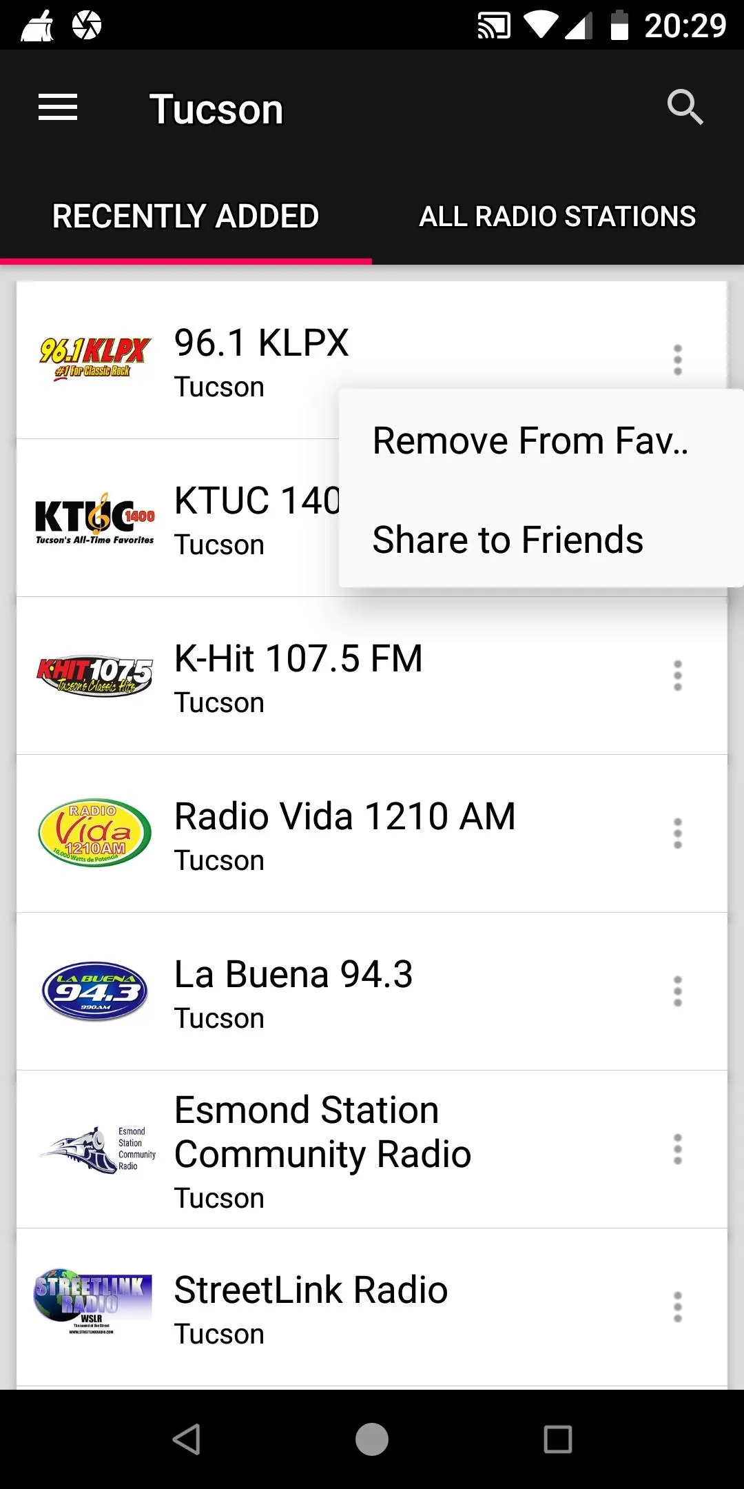 Tucson Radio Stations - USA | Indus Appstore | Screenshot