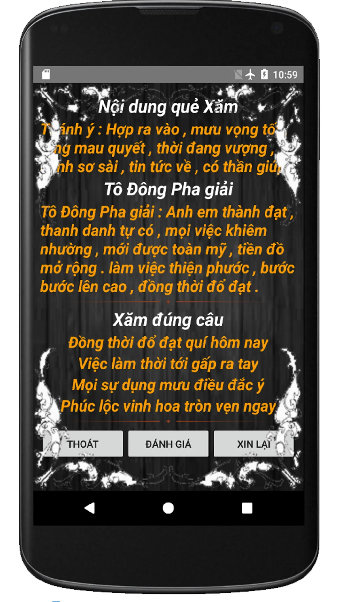 Gieo Quẻ Quan Thánh | Indus Appstore | Screenshot