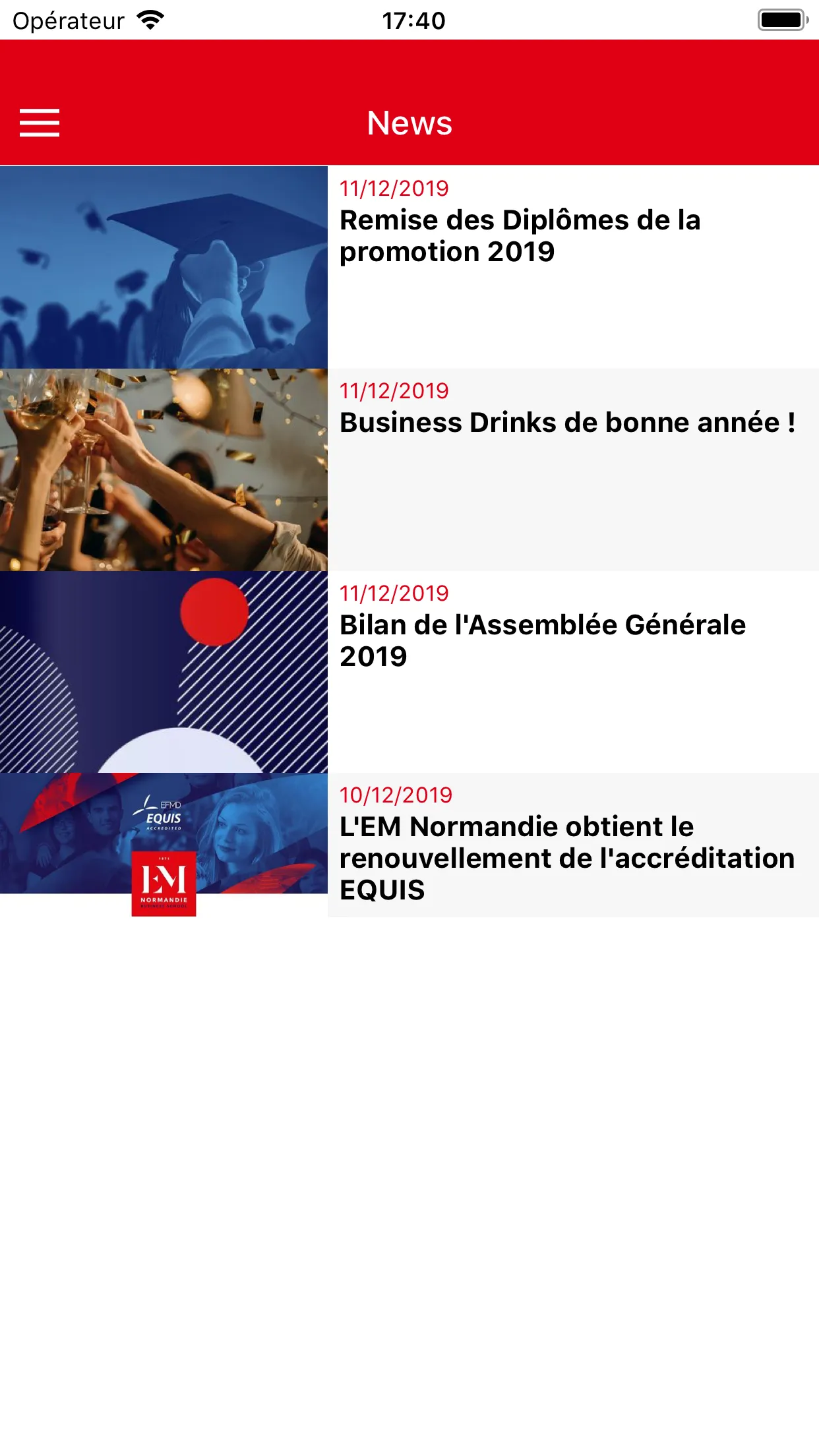 Alumni EM Normandie | Indus Appstore | Screenshot