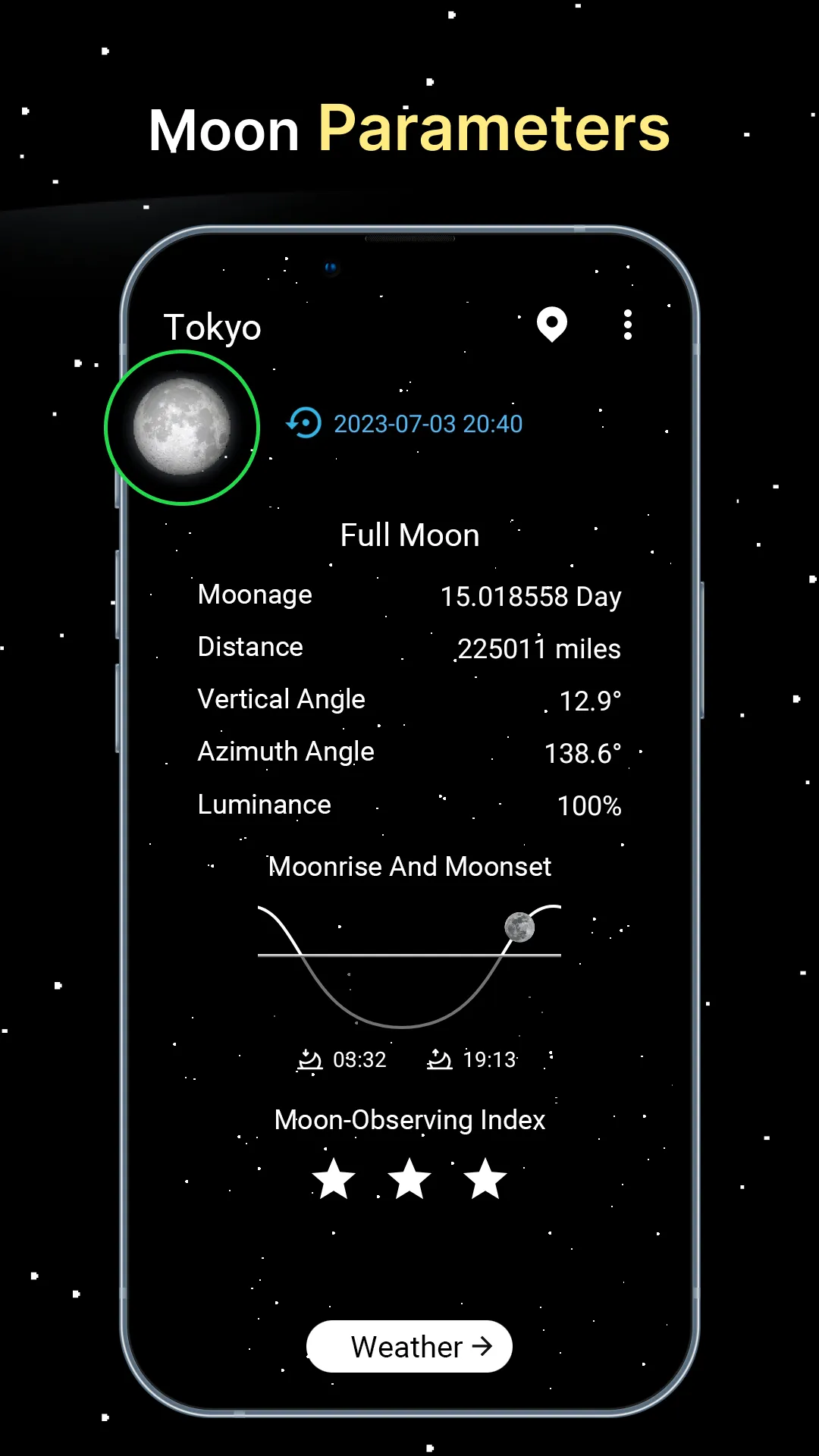 Moon Phase Calendar | Indus Appstore | Screenshot