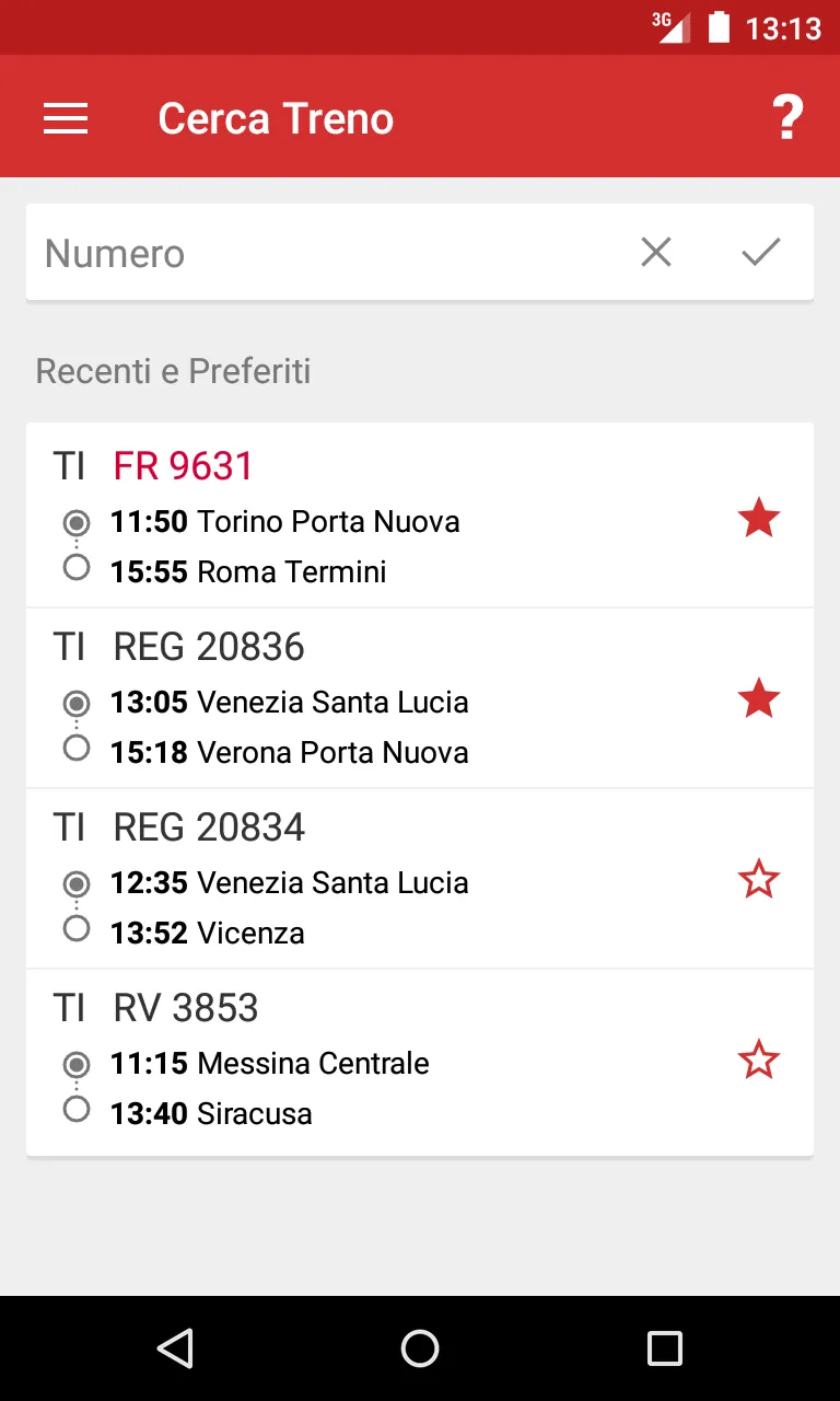 Train Timetable Italy | Indus Appstore | Screenshot