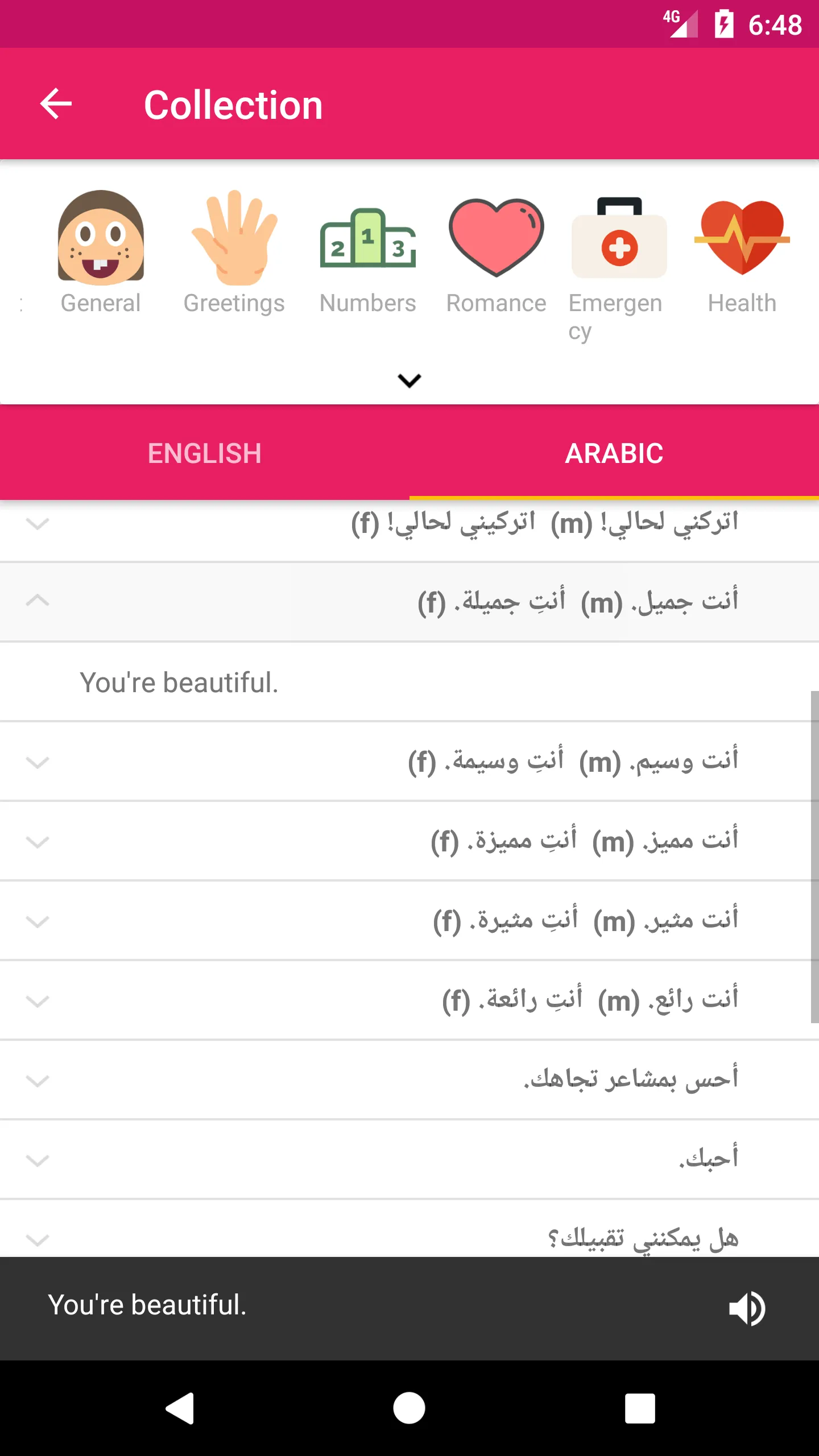 Arabic English Dictionary | Indus Appstore | Screenshot