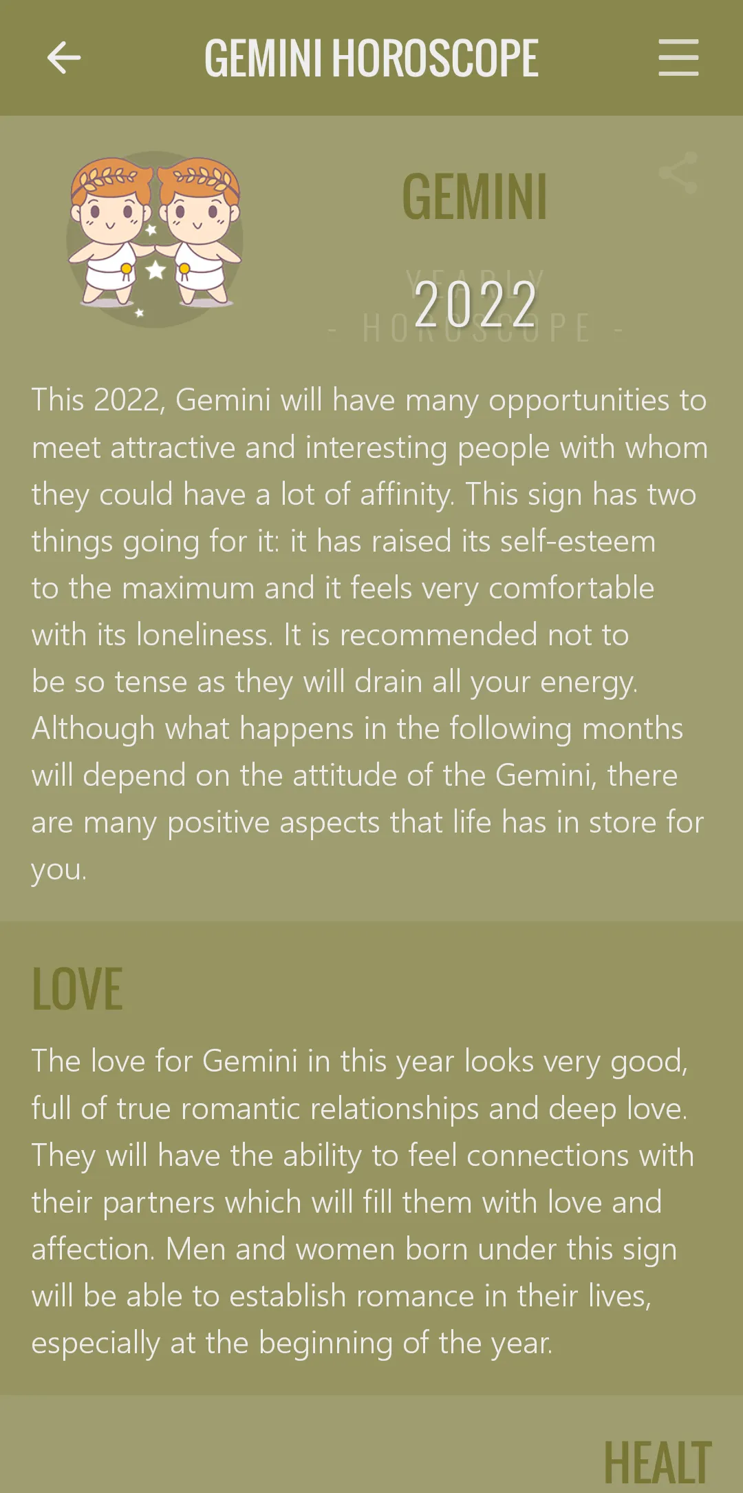 Gemini Horoscope | Indus Appstore | Screenshot