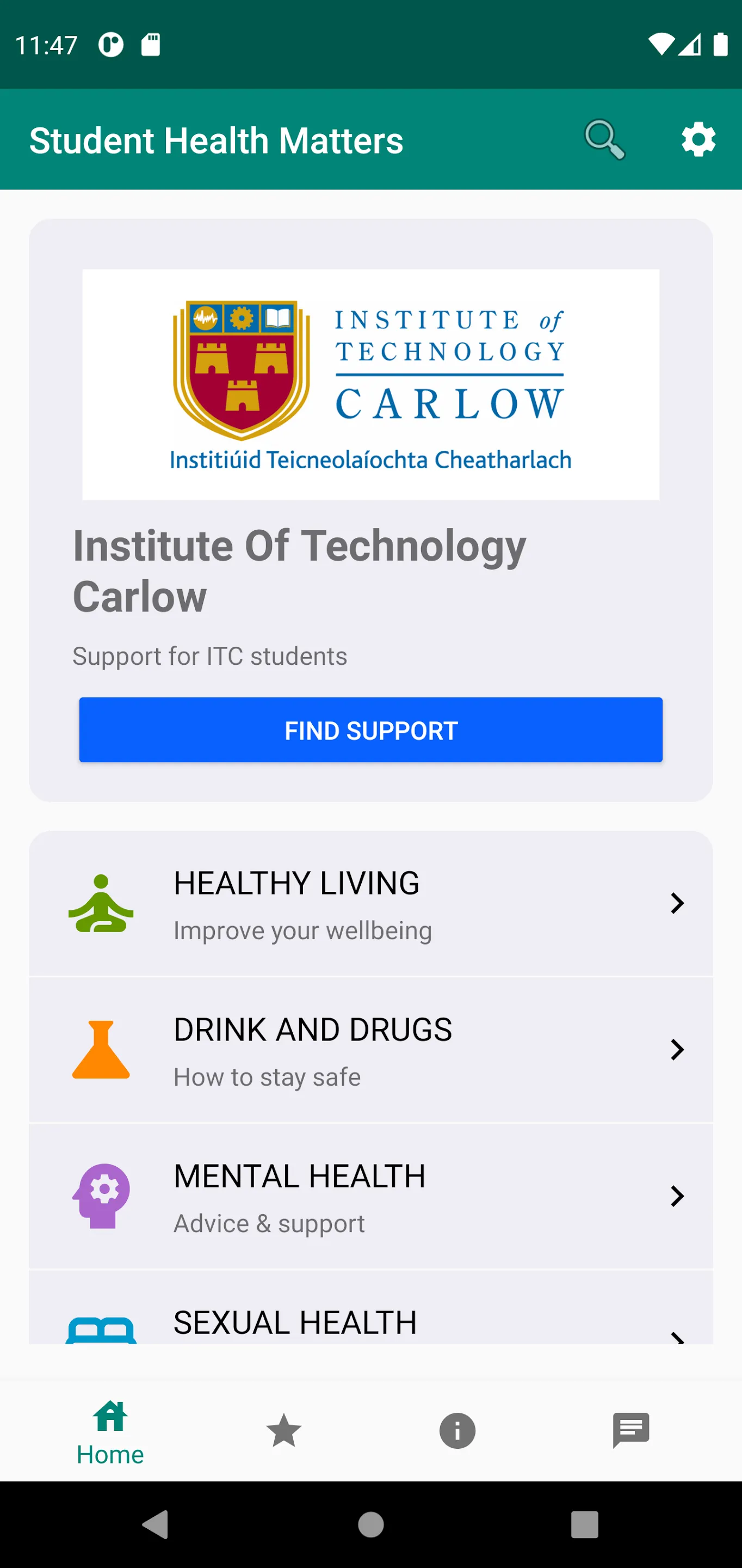 Student Health Matters (ISHA) | Indus Appstore | Screenshot