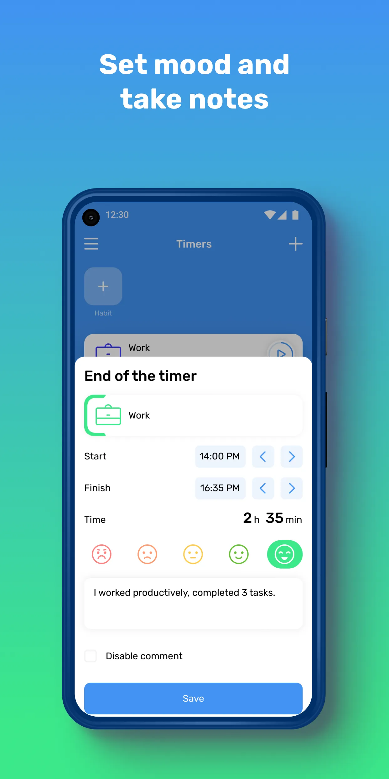 Worktime - time tracker, goals | Indus Appstore | Screenshot