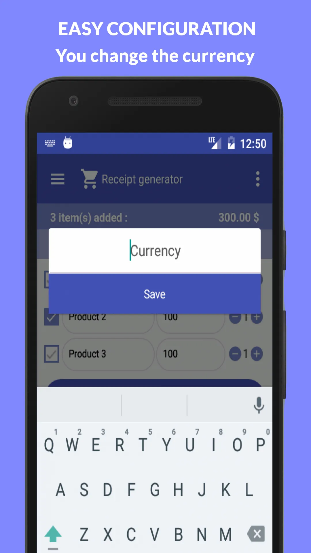 Receipt Generator | Indus Appstore | Screenshot