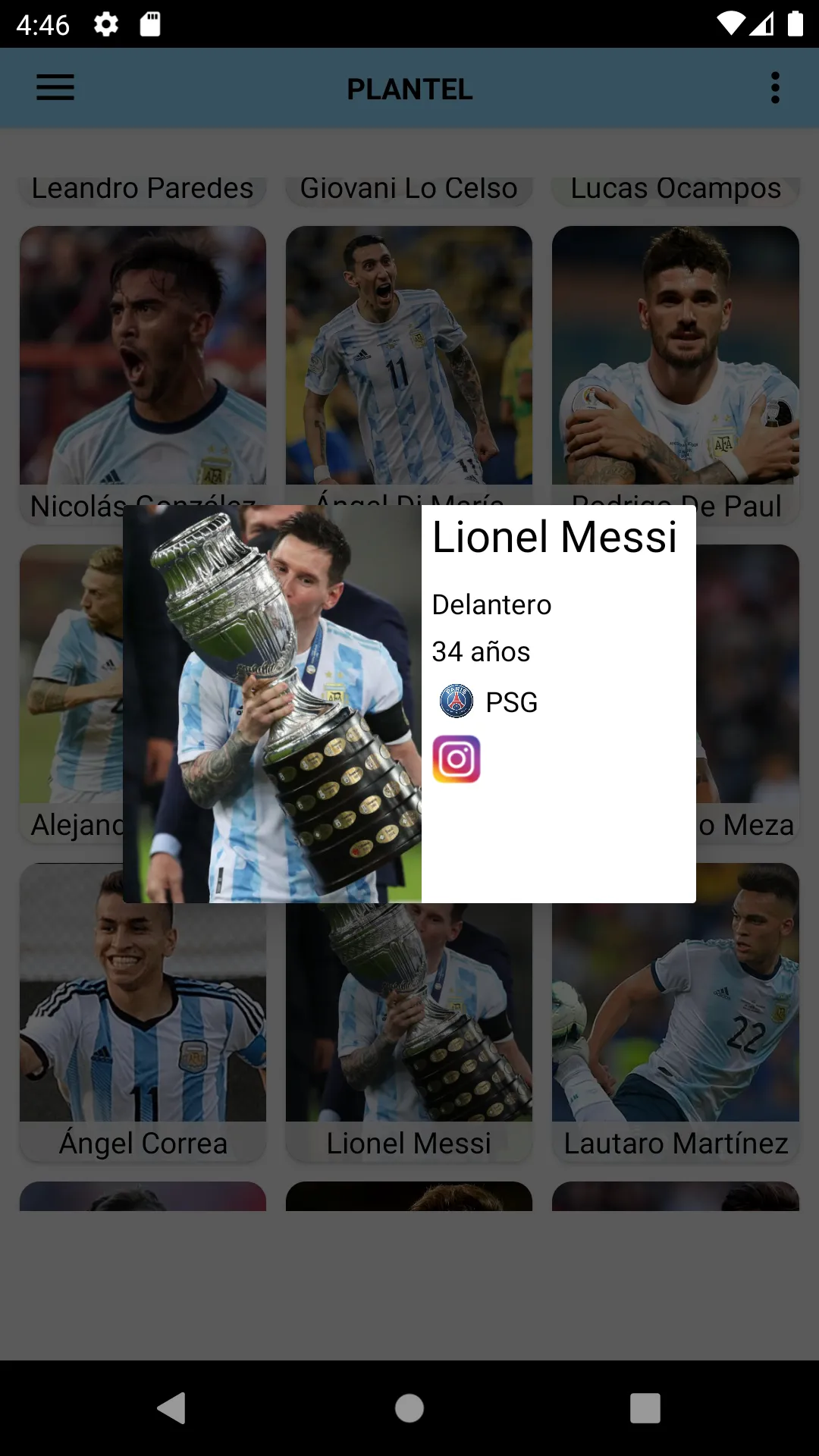 Selección Argentina de fútbol | Indus Appstore | Screenshot