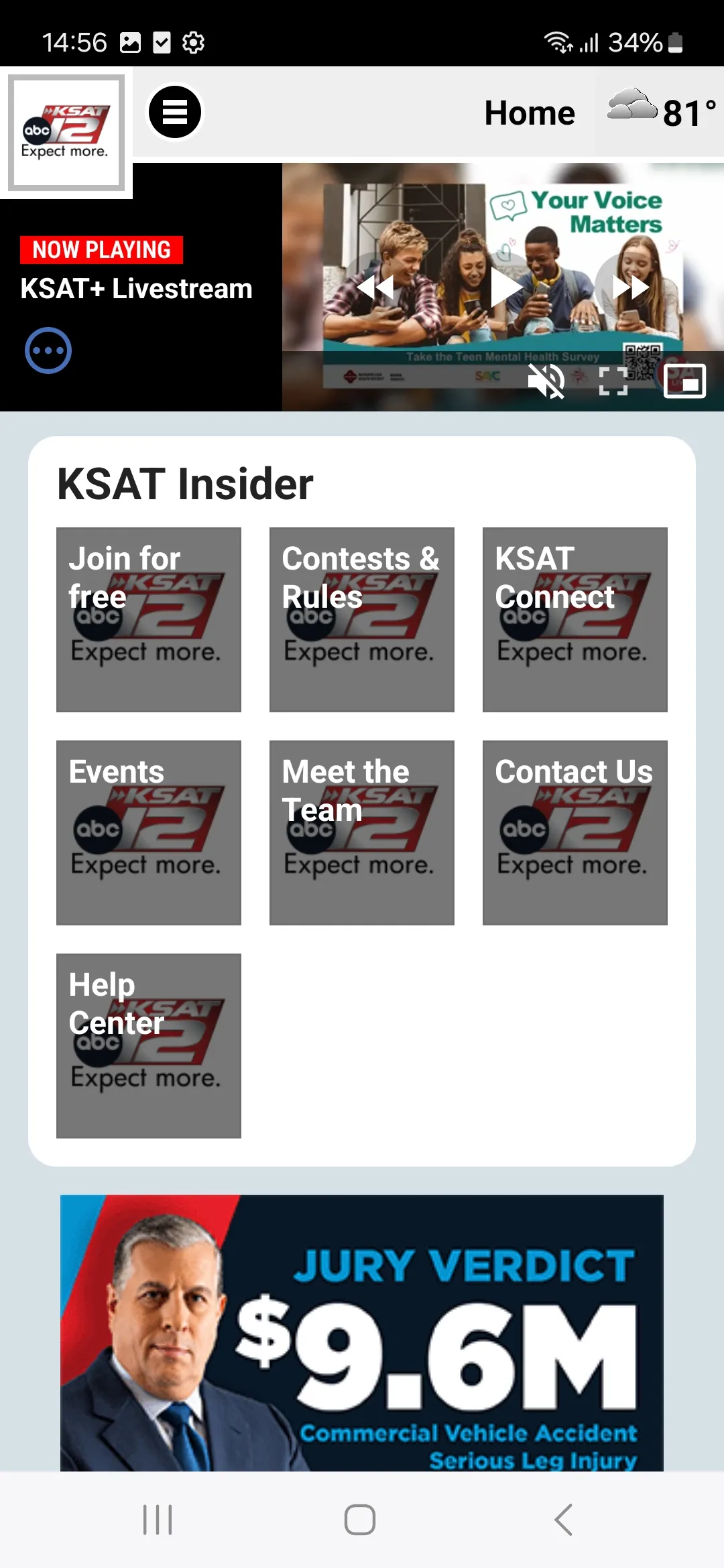 KSAT 12 News | Indus Appstore | Screenshot