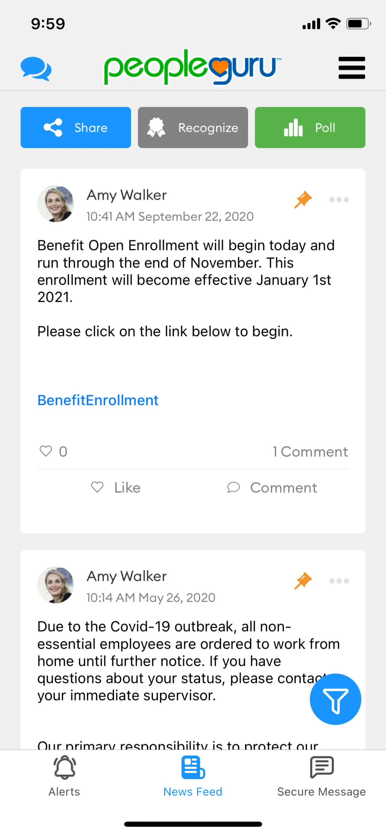PeopleGuru Employee | Indus Appstore | Screenshot