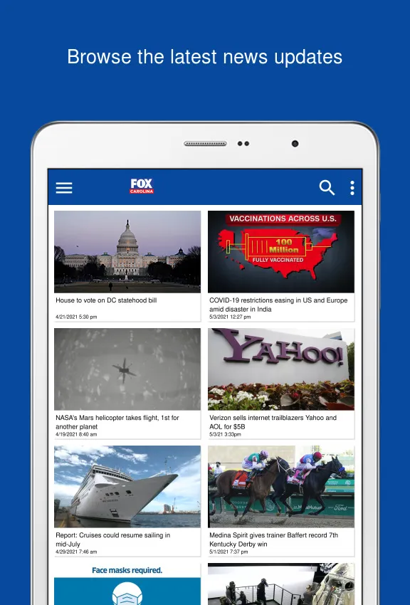 FOX Carolina News | Indus Appstore | Screenshot