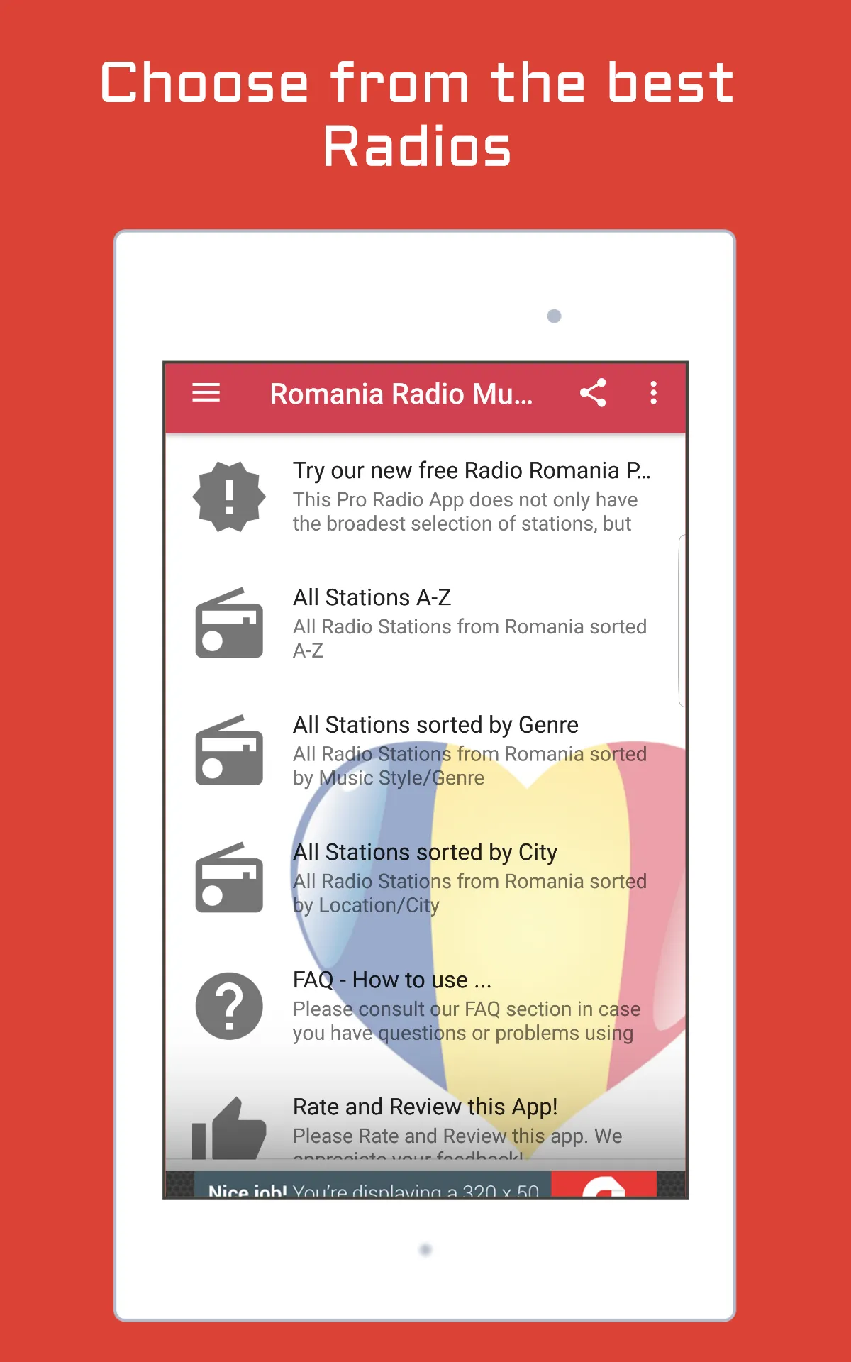 Romania Radio Music & News | Indus Appstore | Screenshot