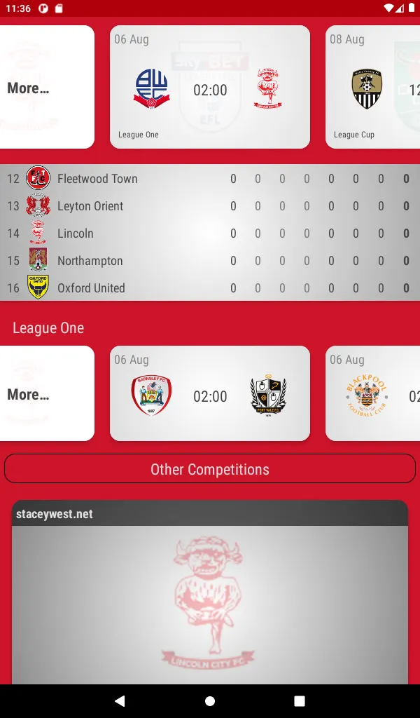 Lincoln City Fan App | Indus Appstore | Screenshot