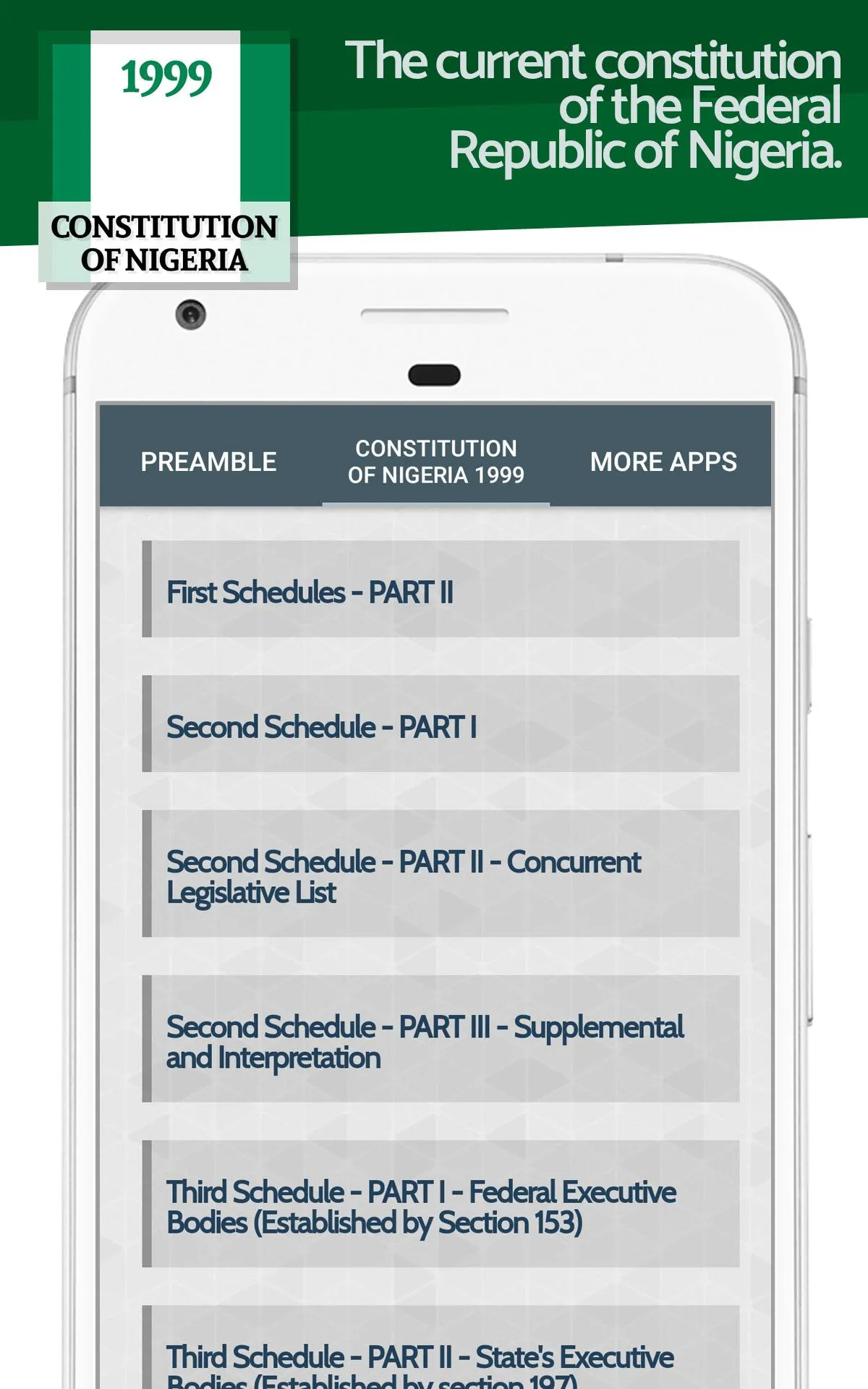 Constitution of Nigeria 1999 | Indus Appstore | Screenshot