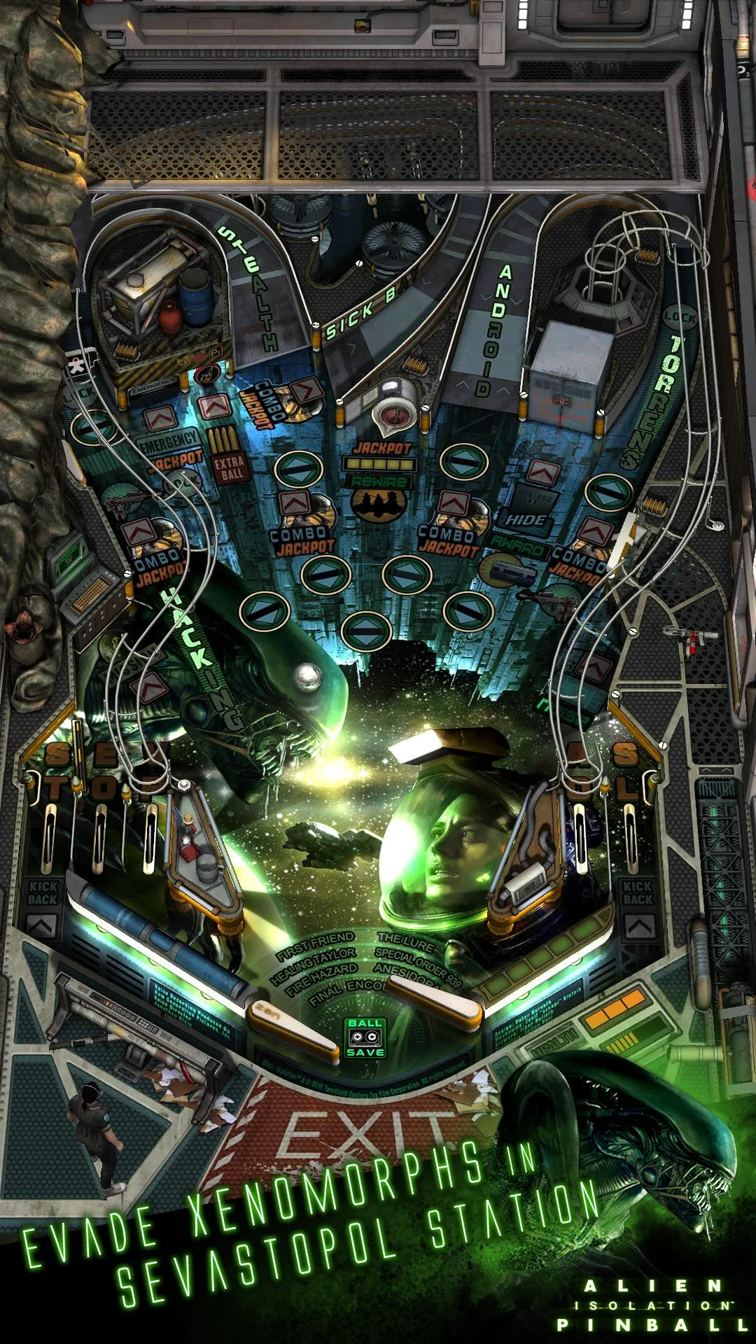 Aliens vs. Pinball | Indus Appstore | Screenshot