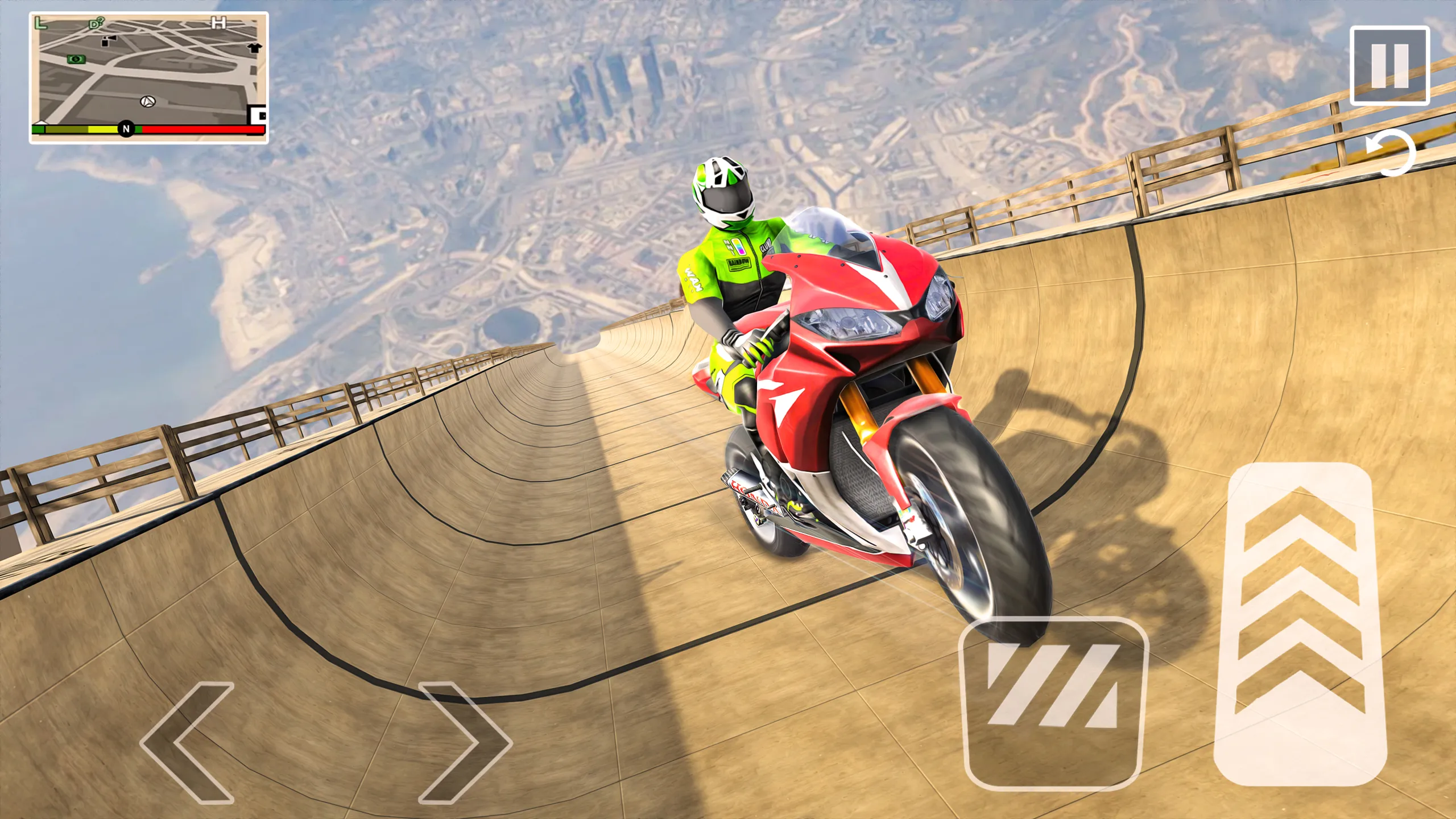 Mega Ramp Stunt Bike Games 3D | Indus Appstore | Screenshot