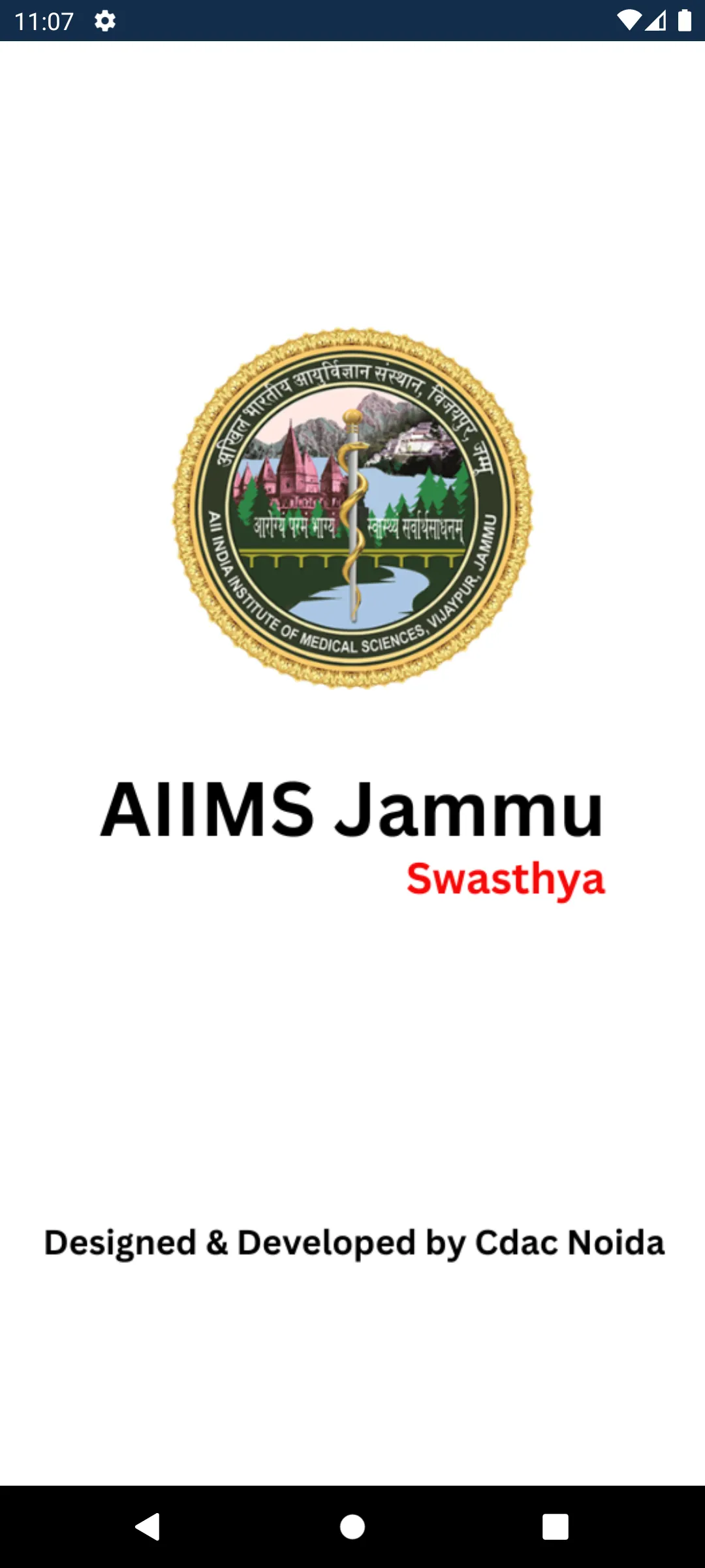 AIIMS Jammu Swasthya | Indus Appstore | Screenshot