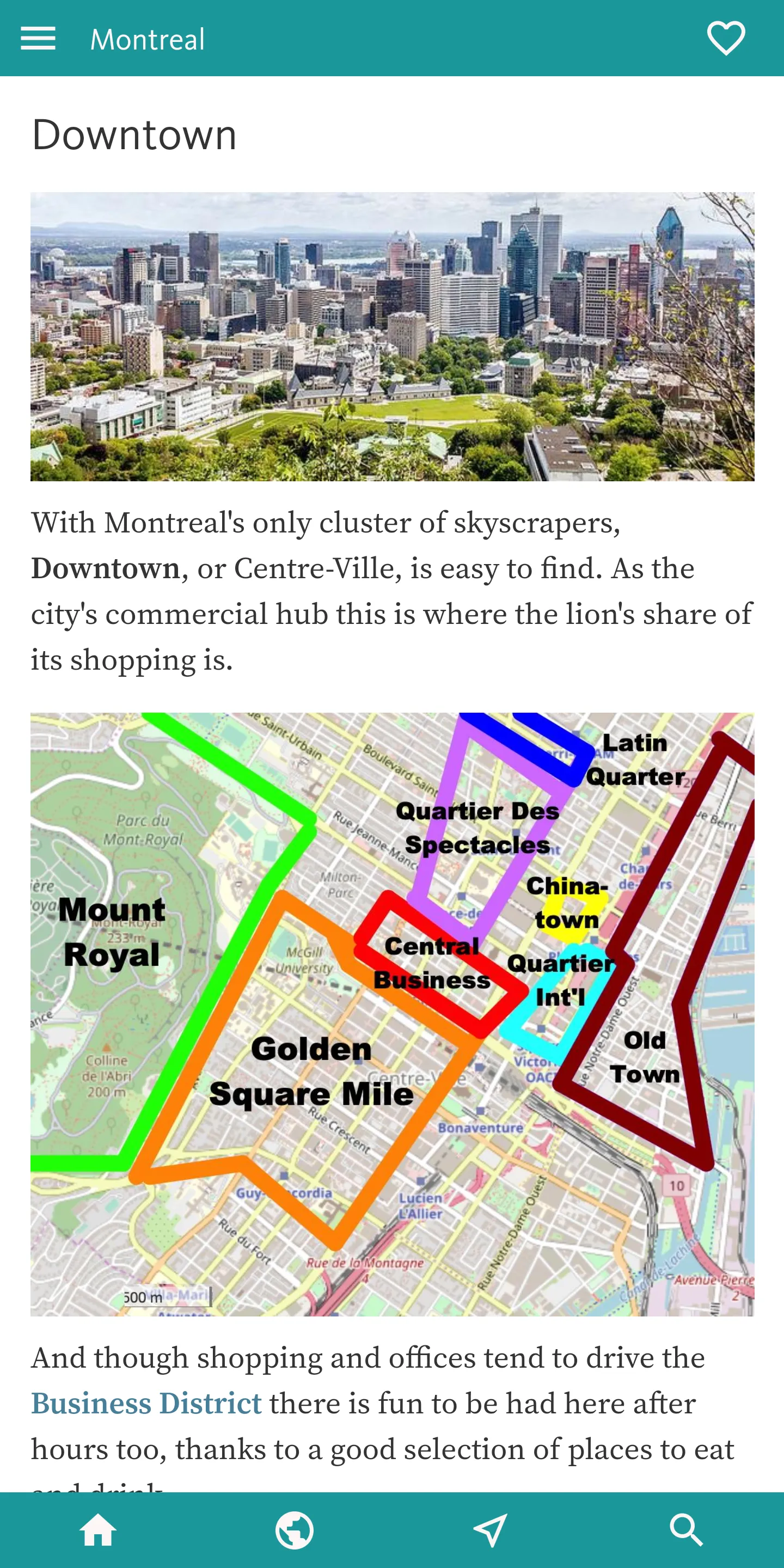 Montreal's Best: Travel Guide | Indus Appstore | Screenshot