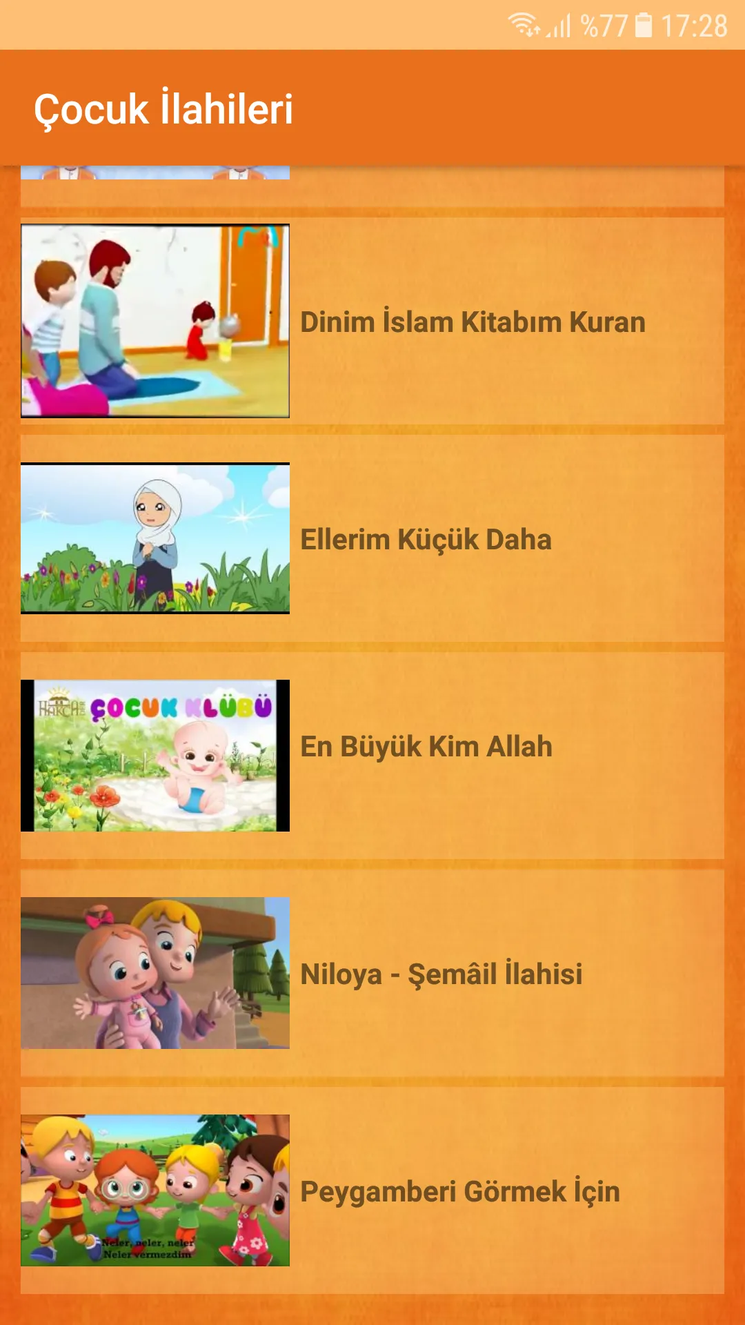 Çocuk İlahileri (internetsiz)  | Indus Appstore | Screenshot