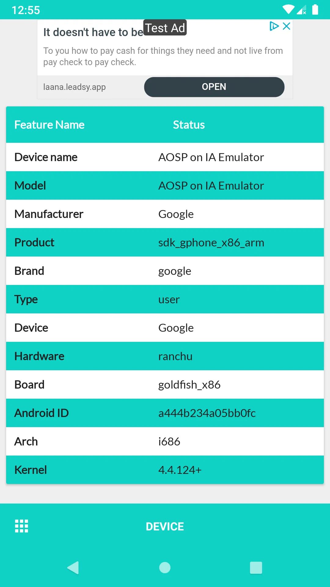 Device HW Info System & CPU | Indus Appstore | Screenshot