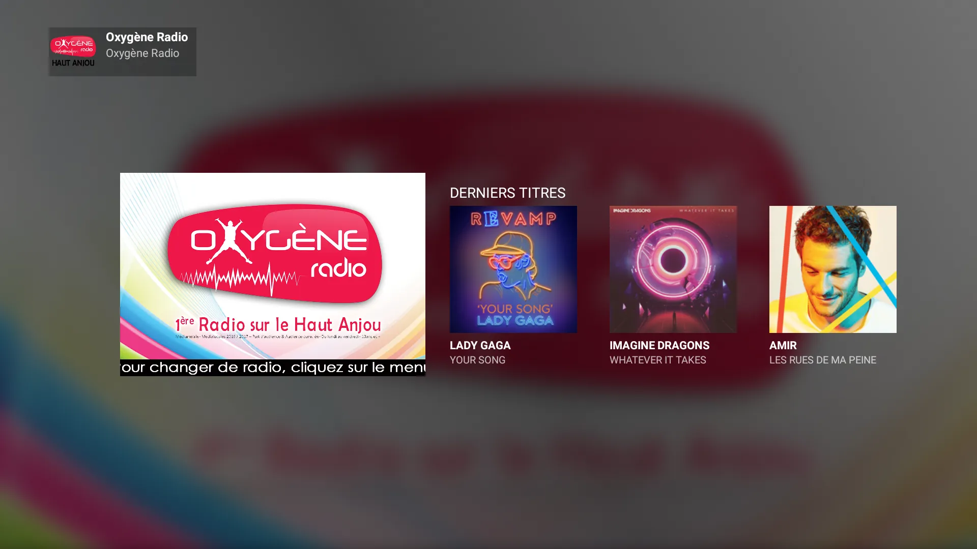 Oxygène Radio | Indus Appstore | Screenshot